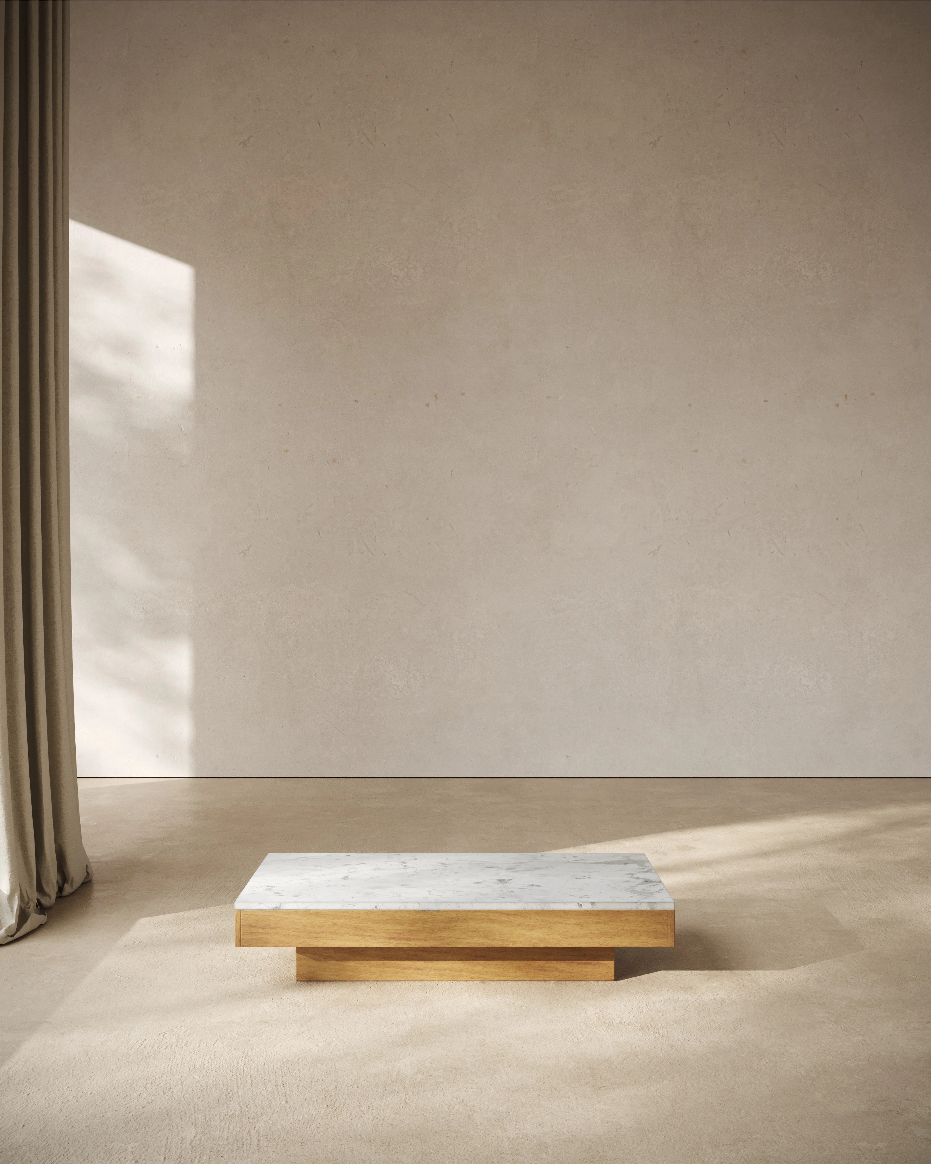 Side table S cognac - white Rudolph - Image 3