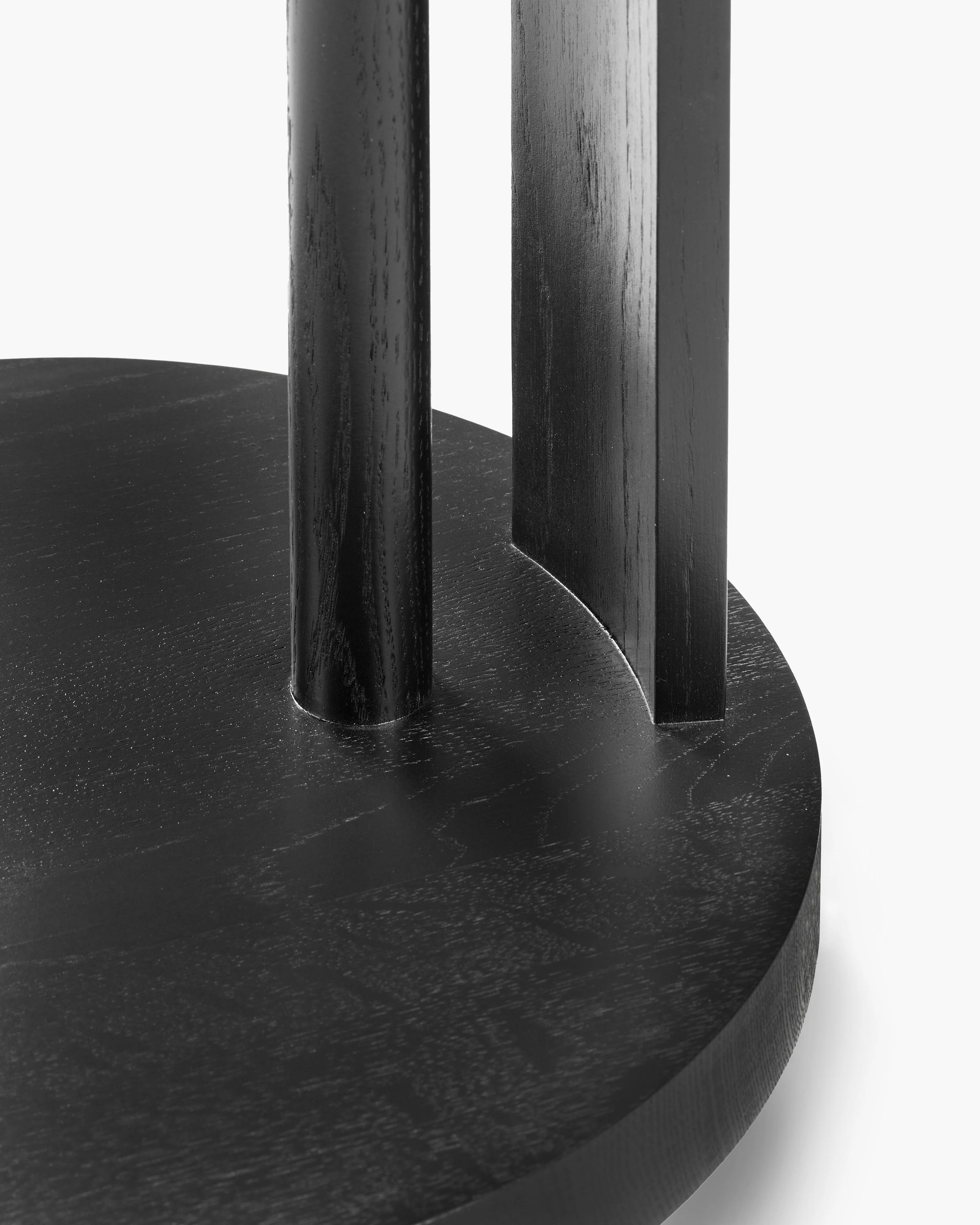 Side table S oak stained black Aura - Image 5