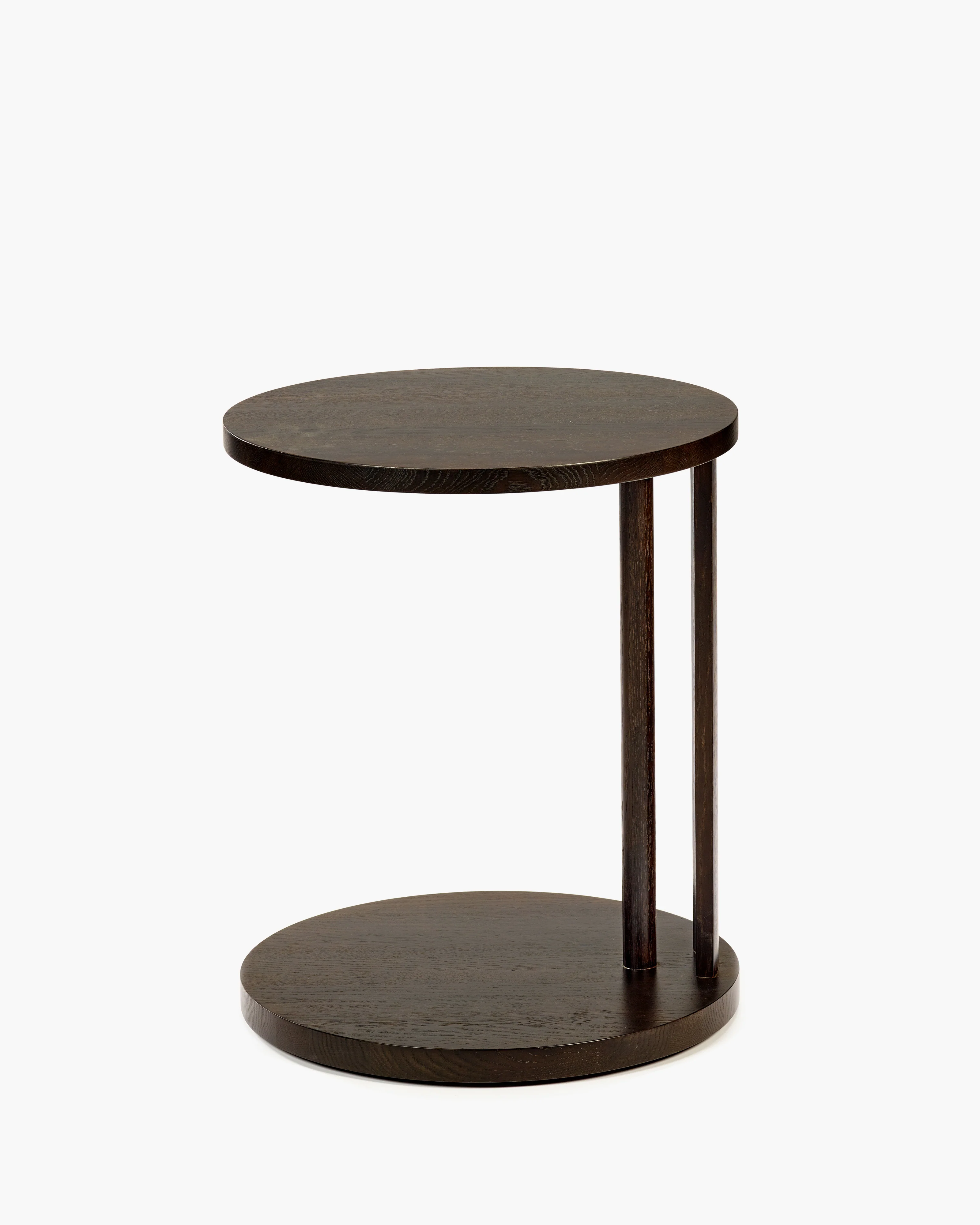 Side table S oak stained brown Aura - Image 2