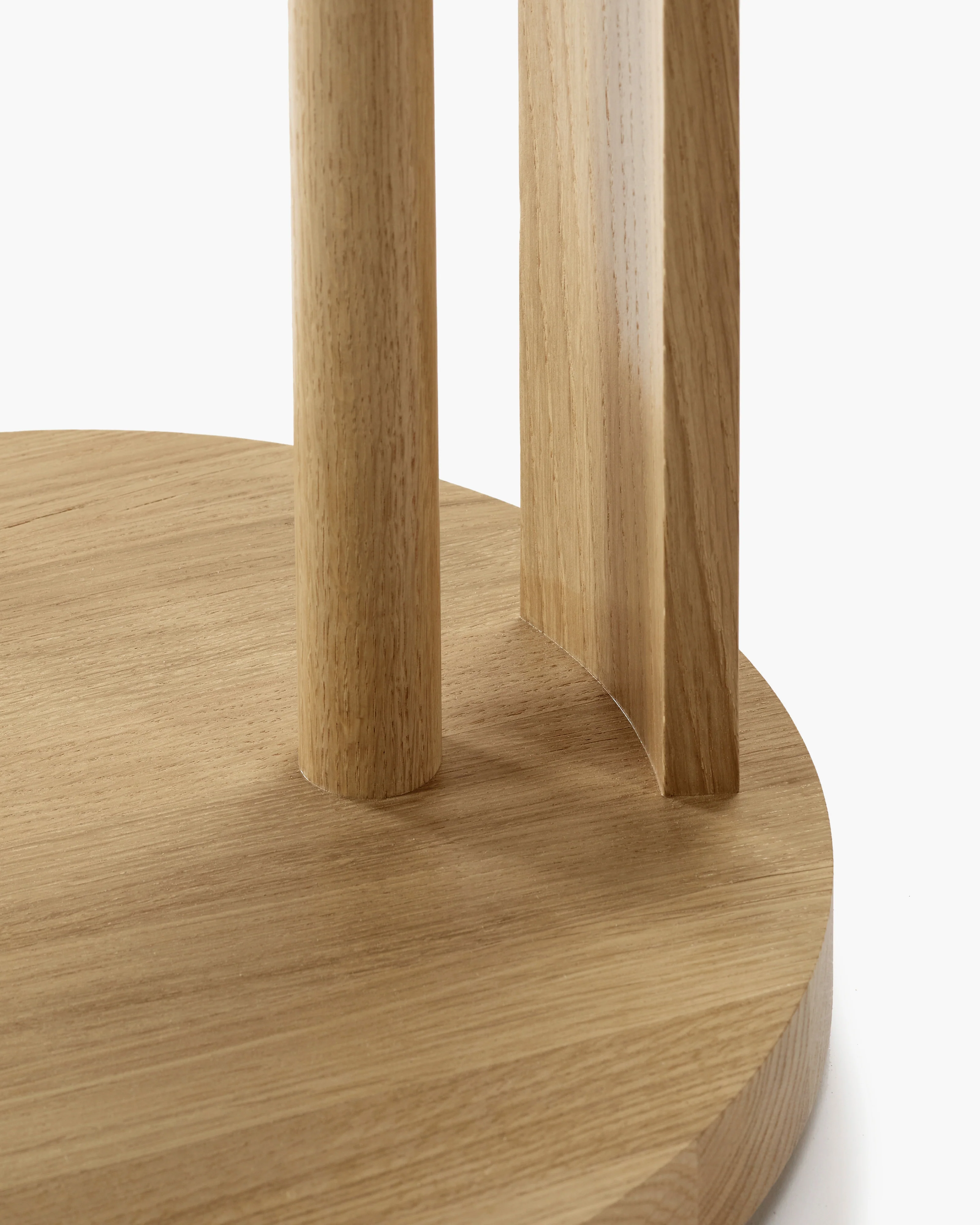 Side table S with LED light oak natural  Aura - Image 5
