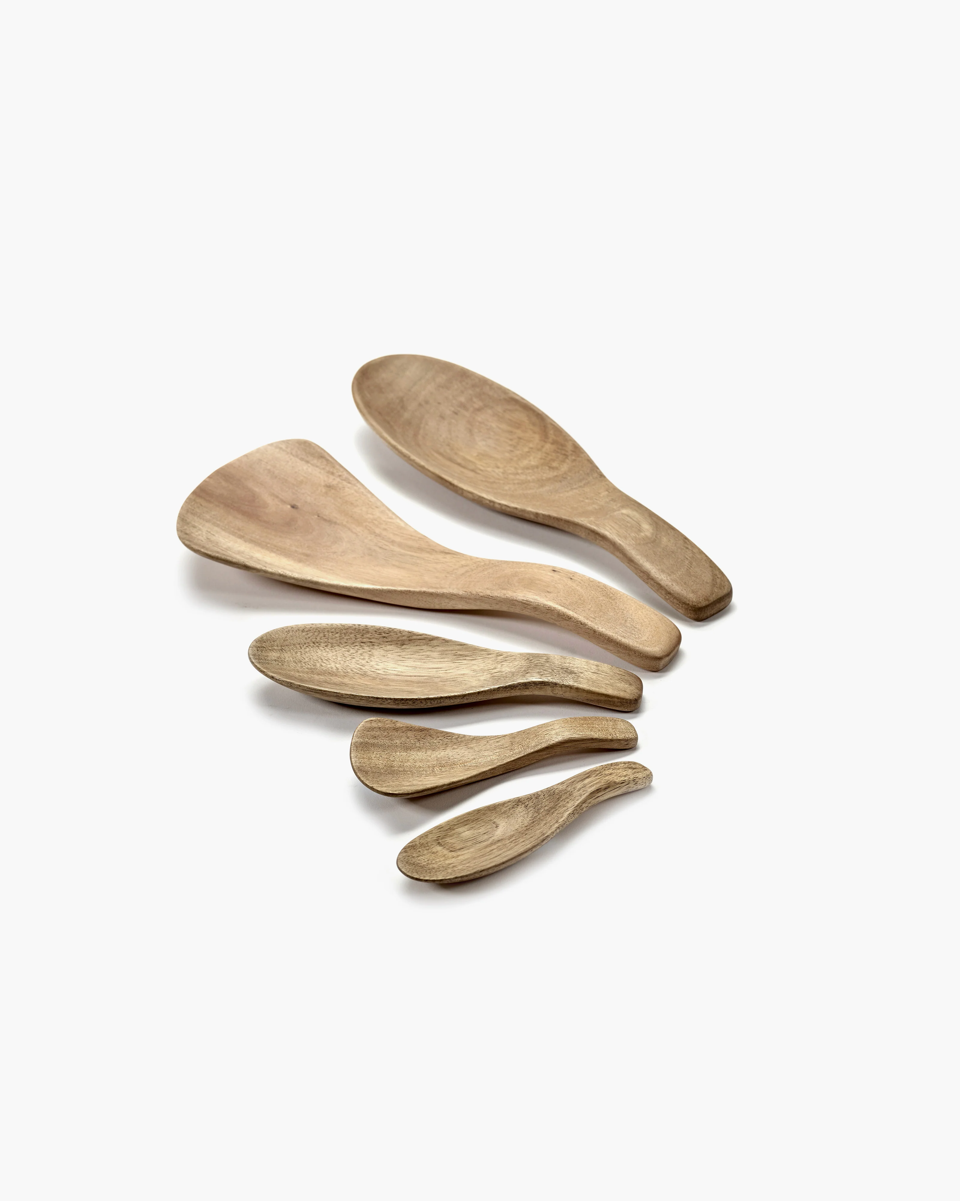 Spoon oval M acacia wood - Image 3
