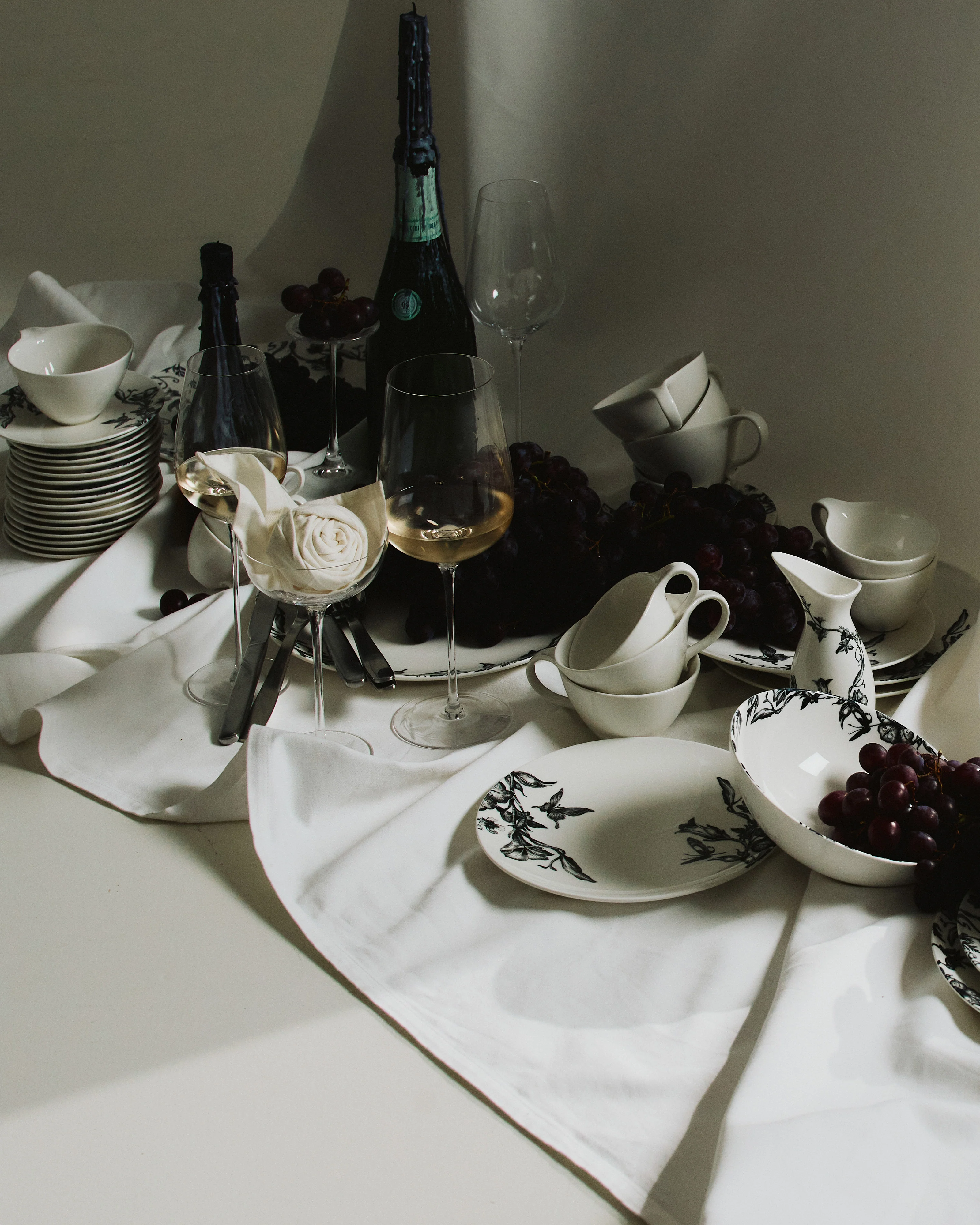 Starter plate enchanted garden white - black Unity - Image 2