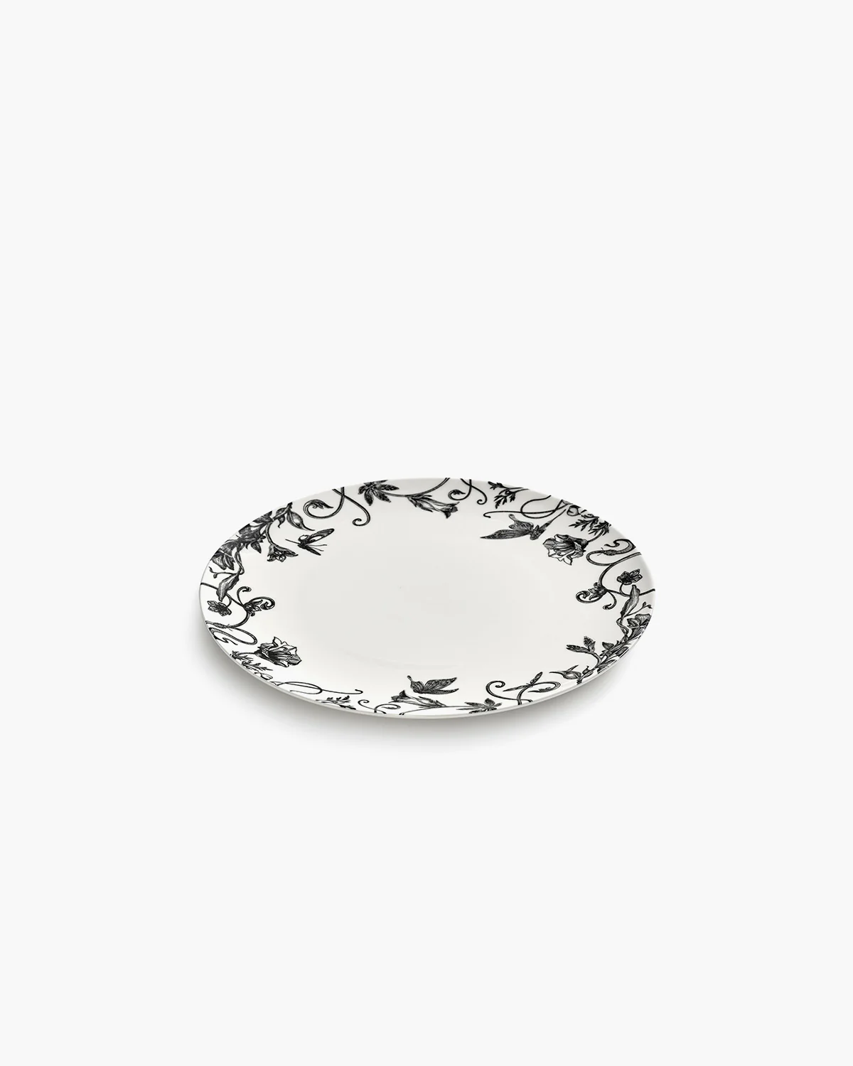 Starter plate floral fantasy white - black Unity - Image 3
