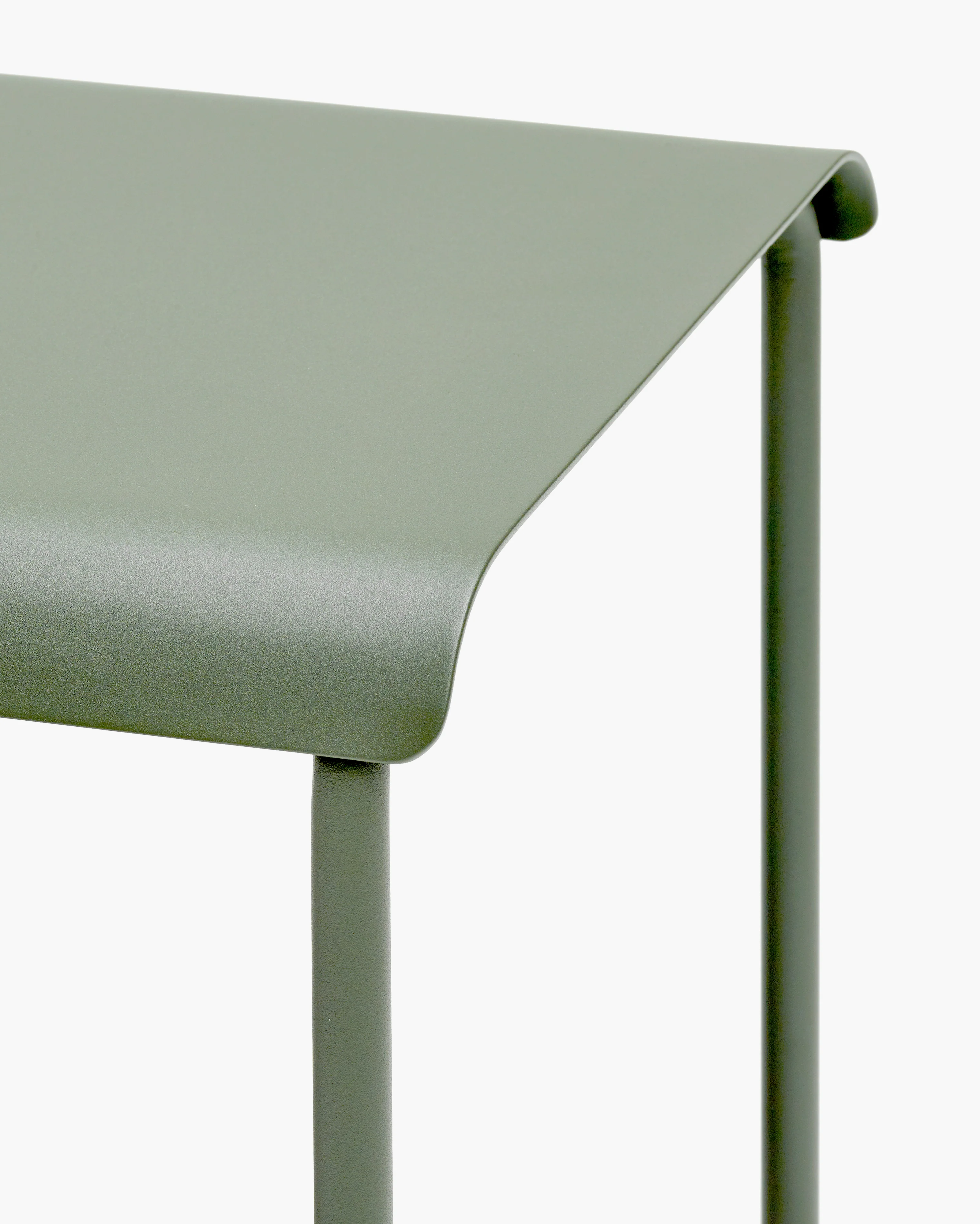 Stool aluminium eucalyptus green August - Image 4