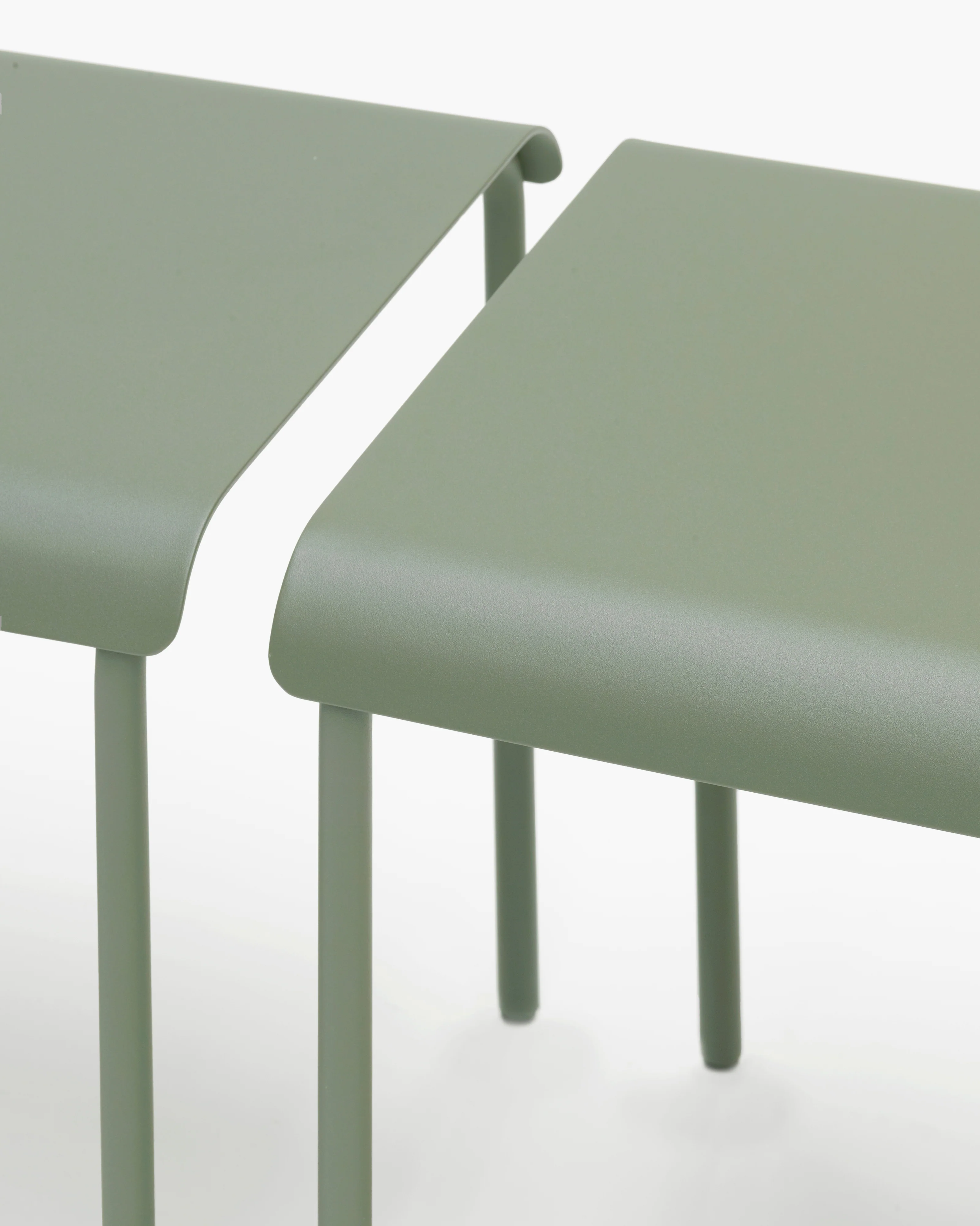 Stool aluminium eucalyptus green August - Image 6