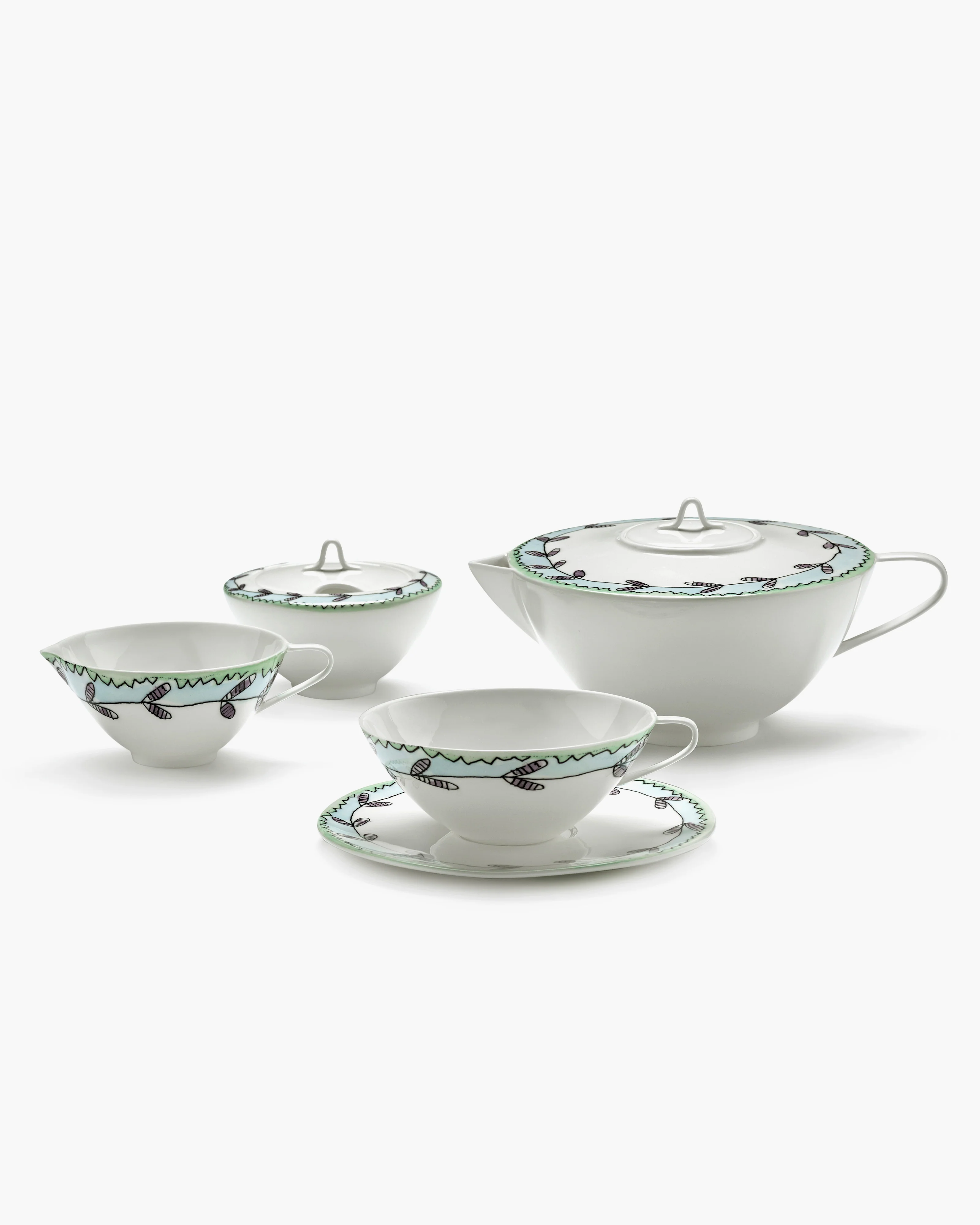 Sugar bowl Blossom milk Midnight Flowers - Image 6