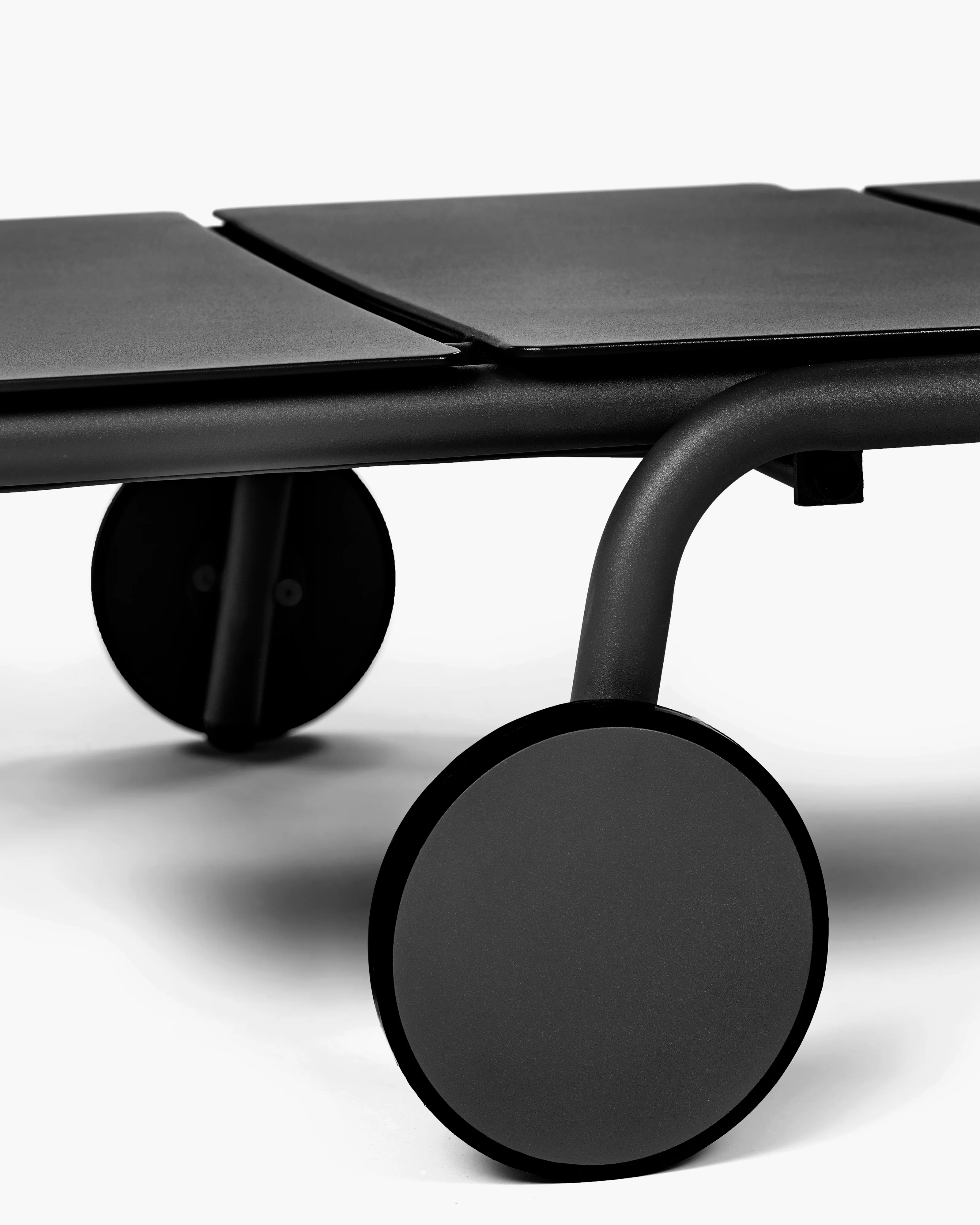Sun lounger aluminium black August - Image 6