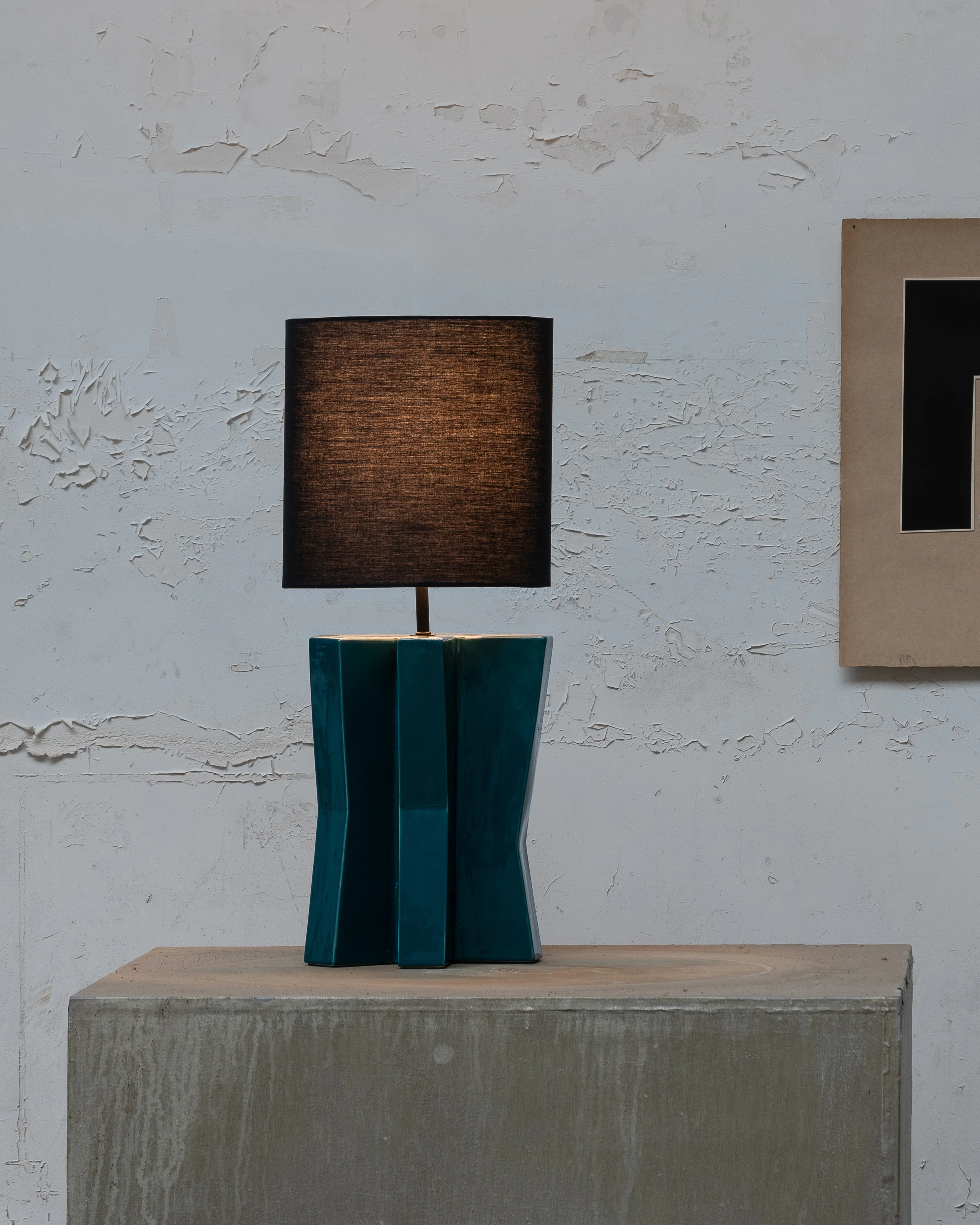 Table lamp °1 blue - black Yucca - Image 2
