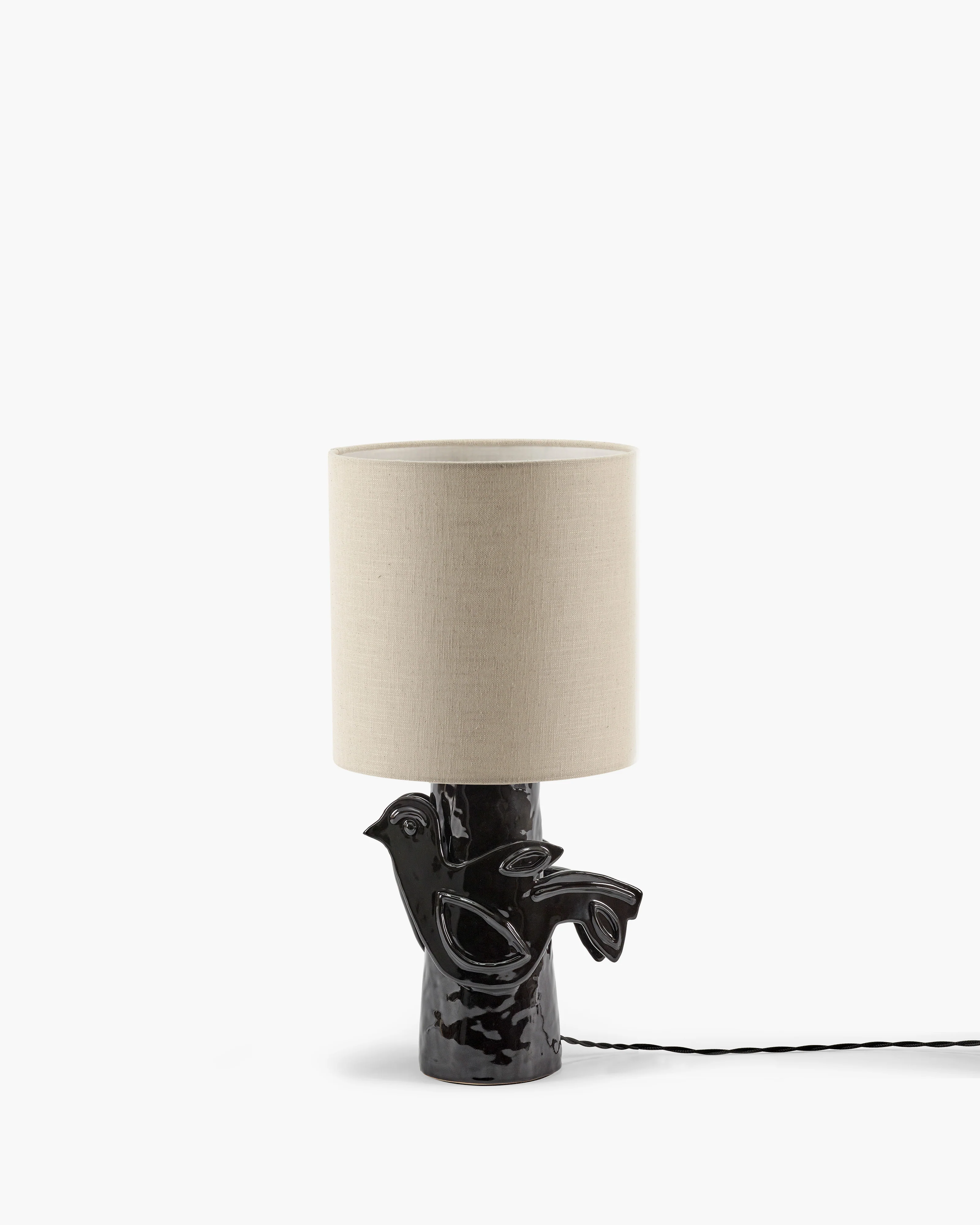 Table lamp black - beige Paloma