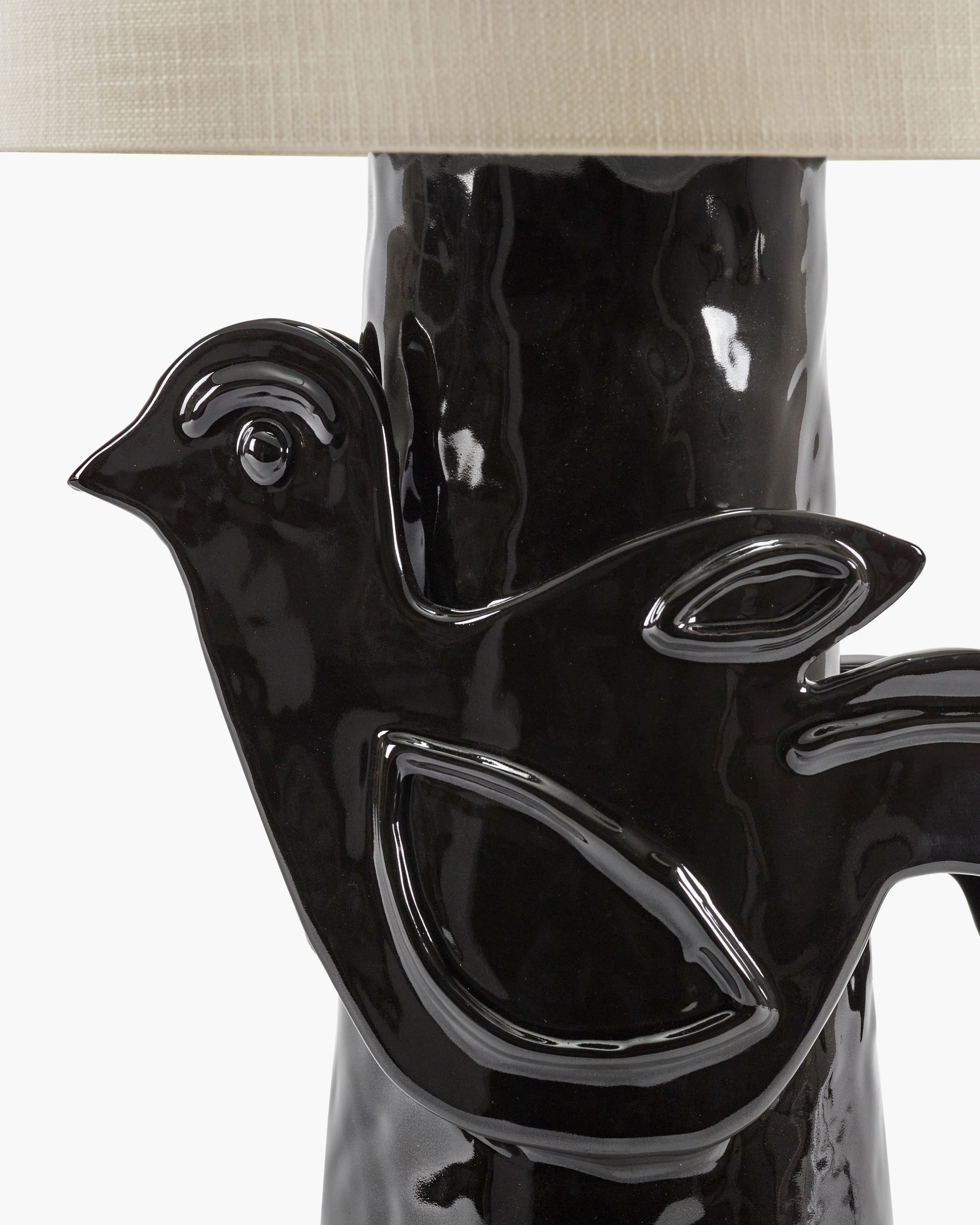 Table lamp black - beige Paloma - Image 3
