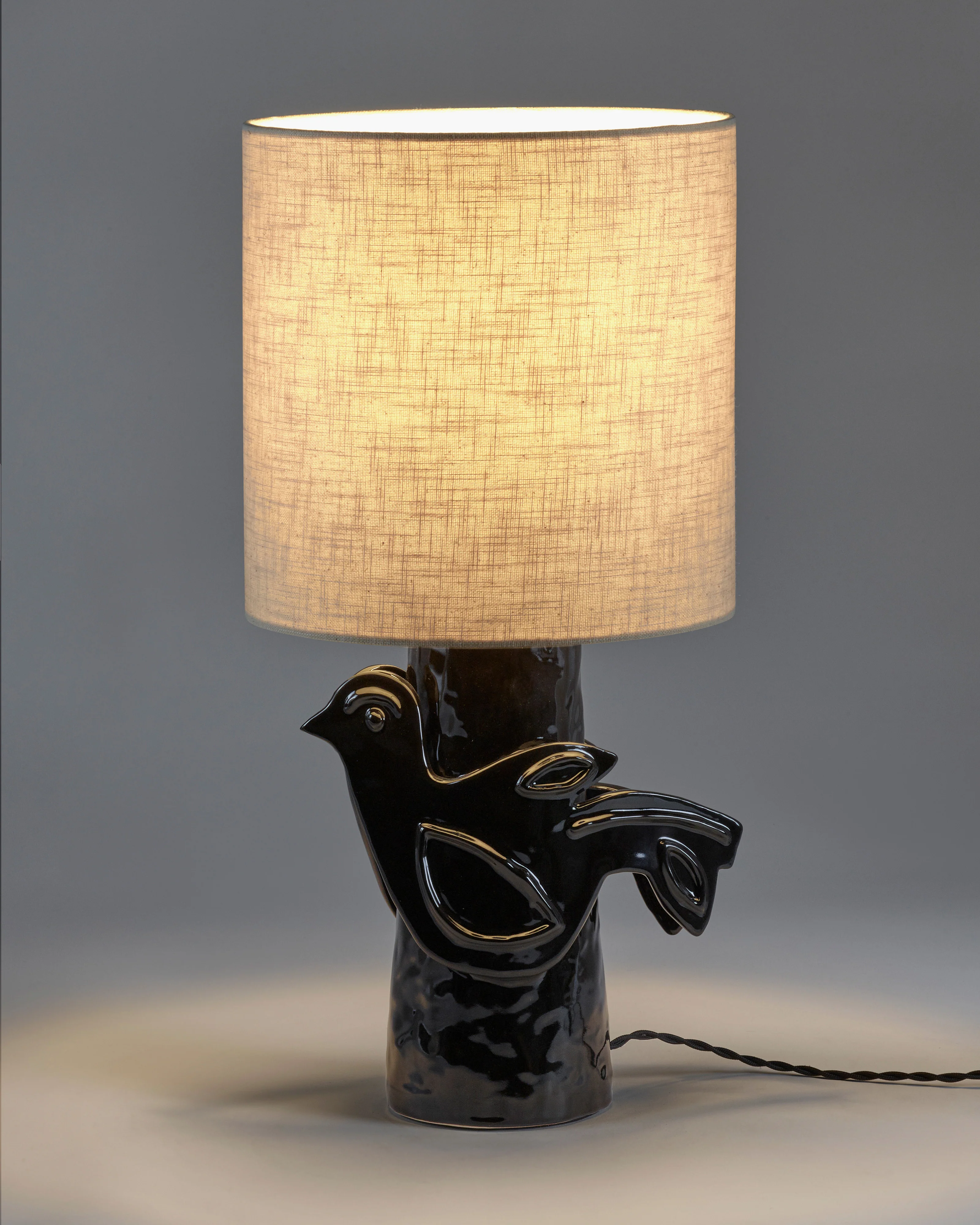 Table lamp black - beige Paloma - Image 5