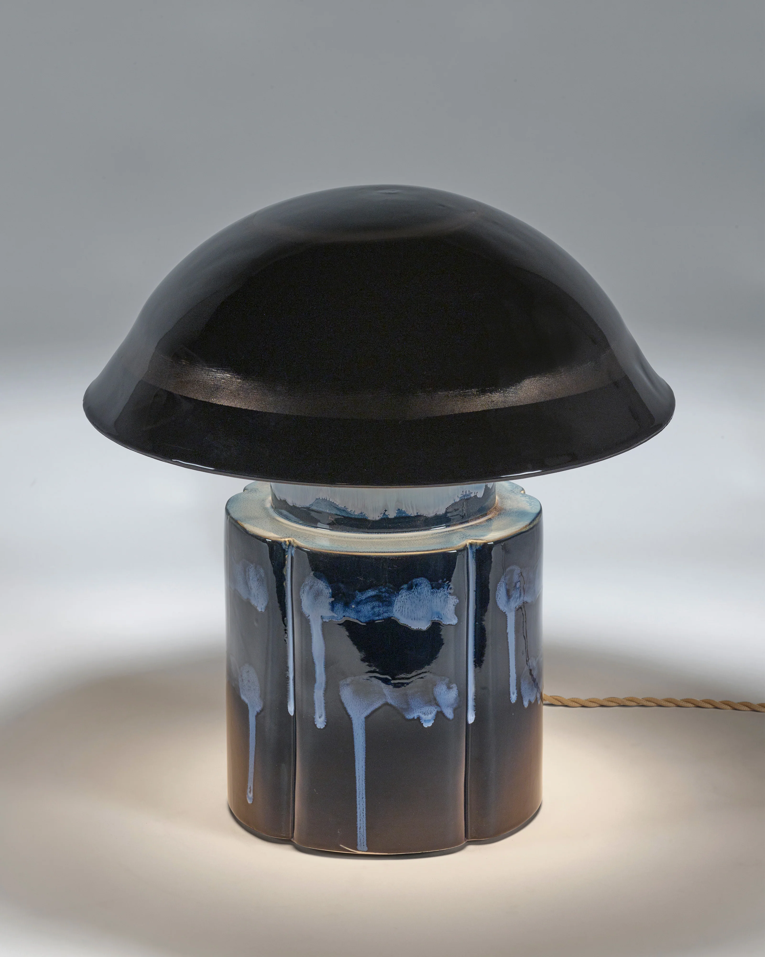 Table lamp dark blue John Terres de Rêves - Image 3