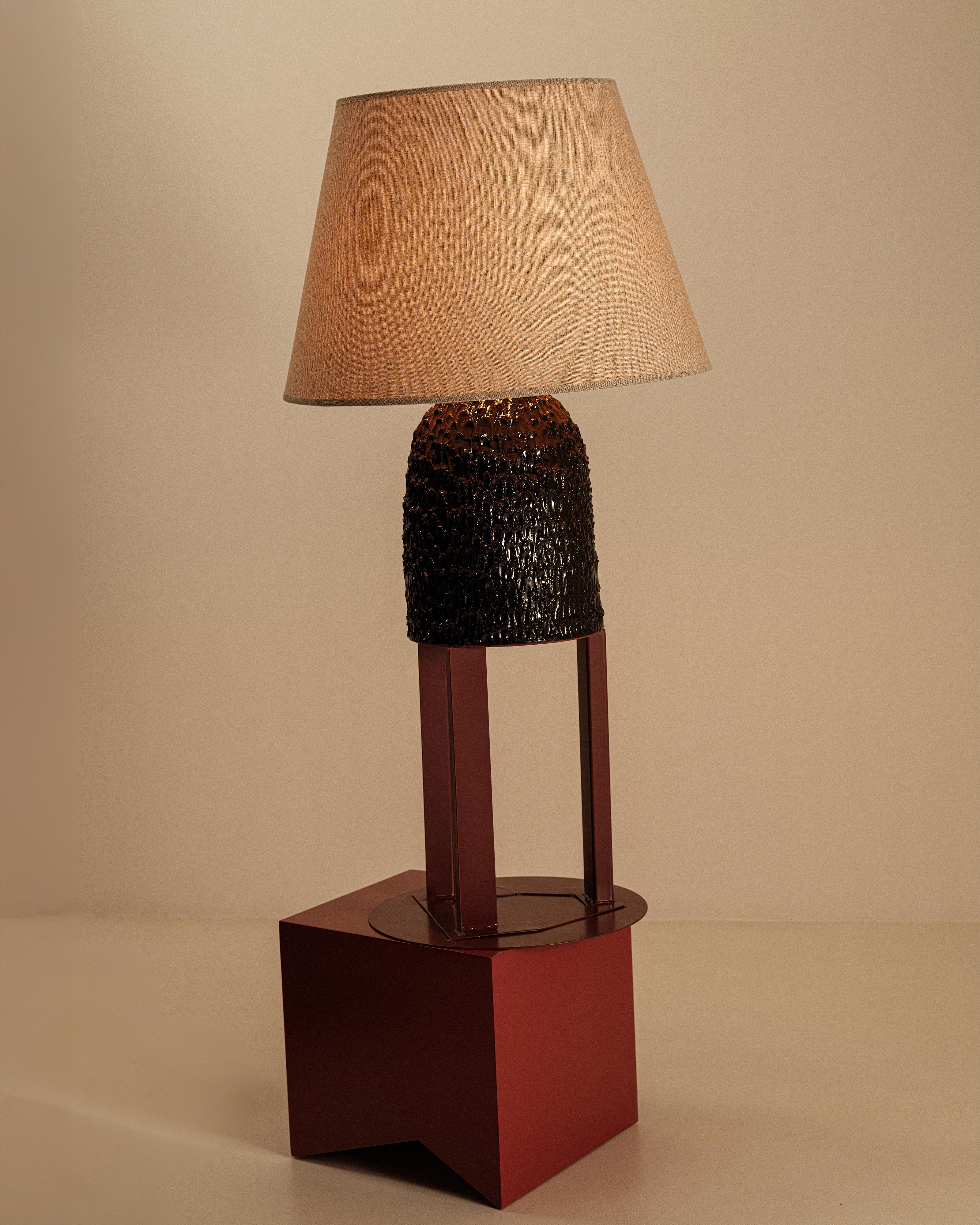 Table lamp L black Tronco - Image 2