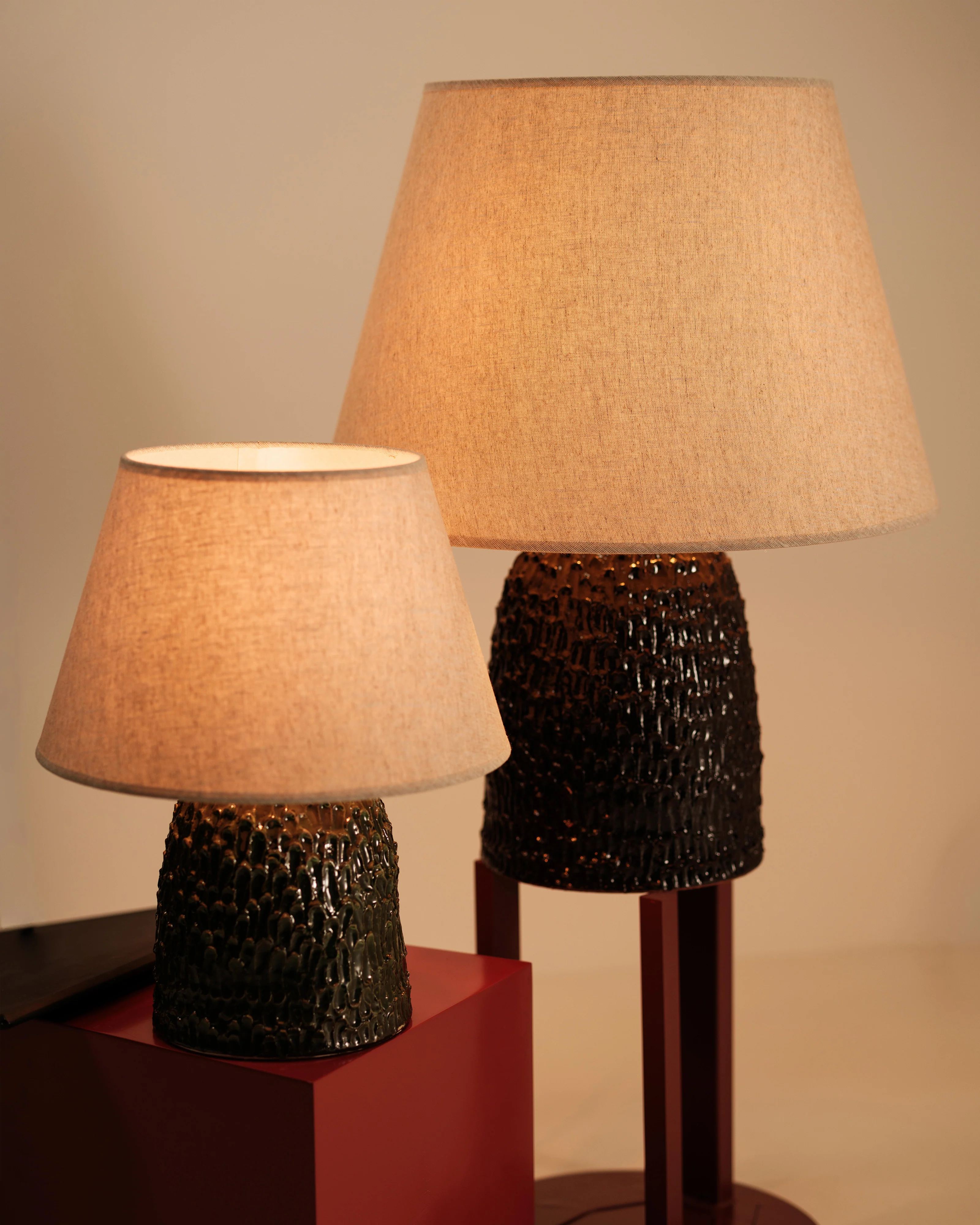 Table lamp M green Tronco - Image 2