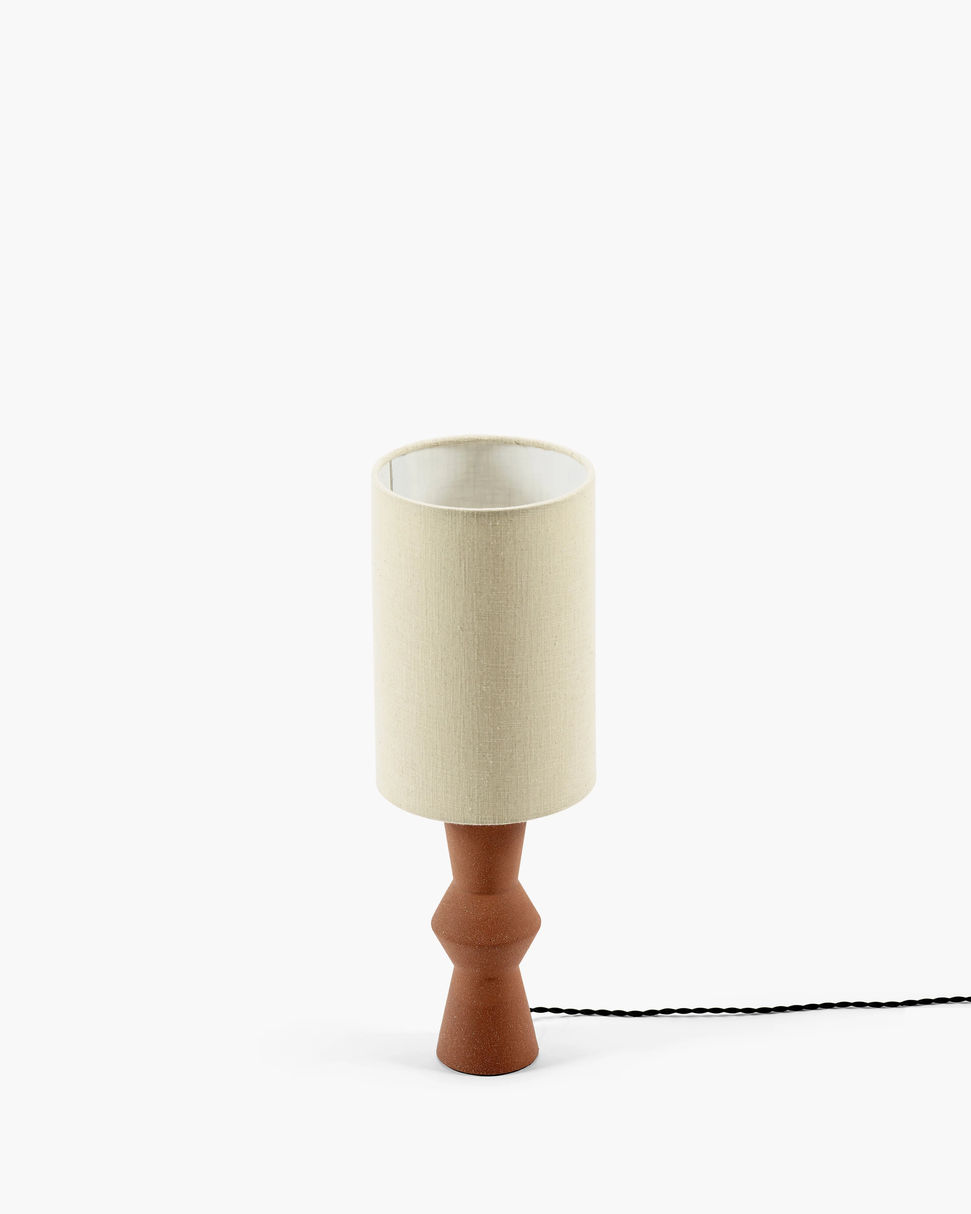 Table lamp red brown beige Marie-Ann - Image 3