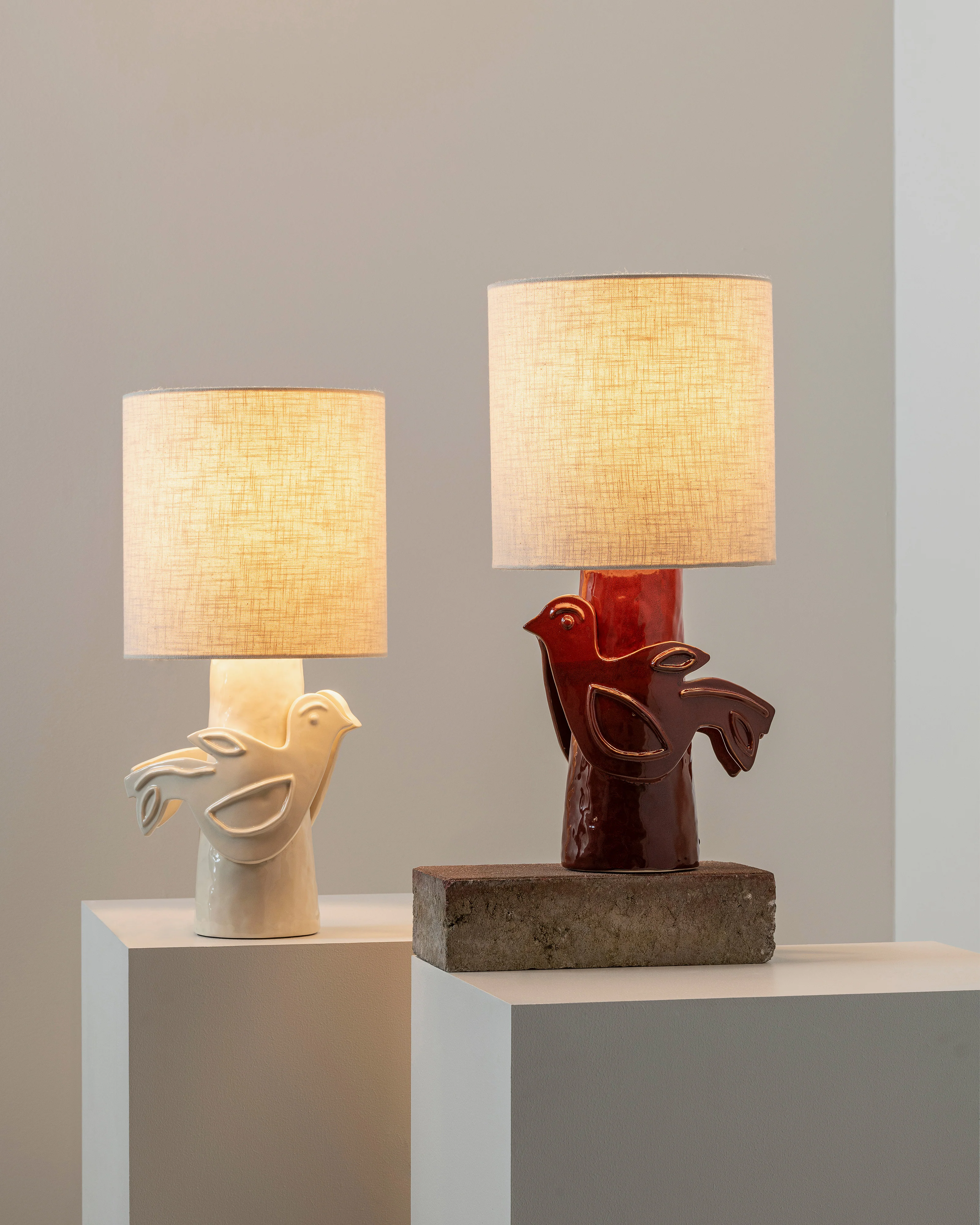 Table lamp white - white Paloma - Image 2