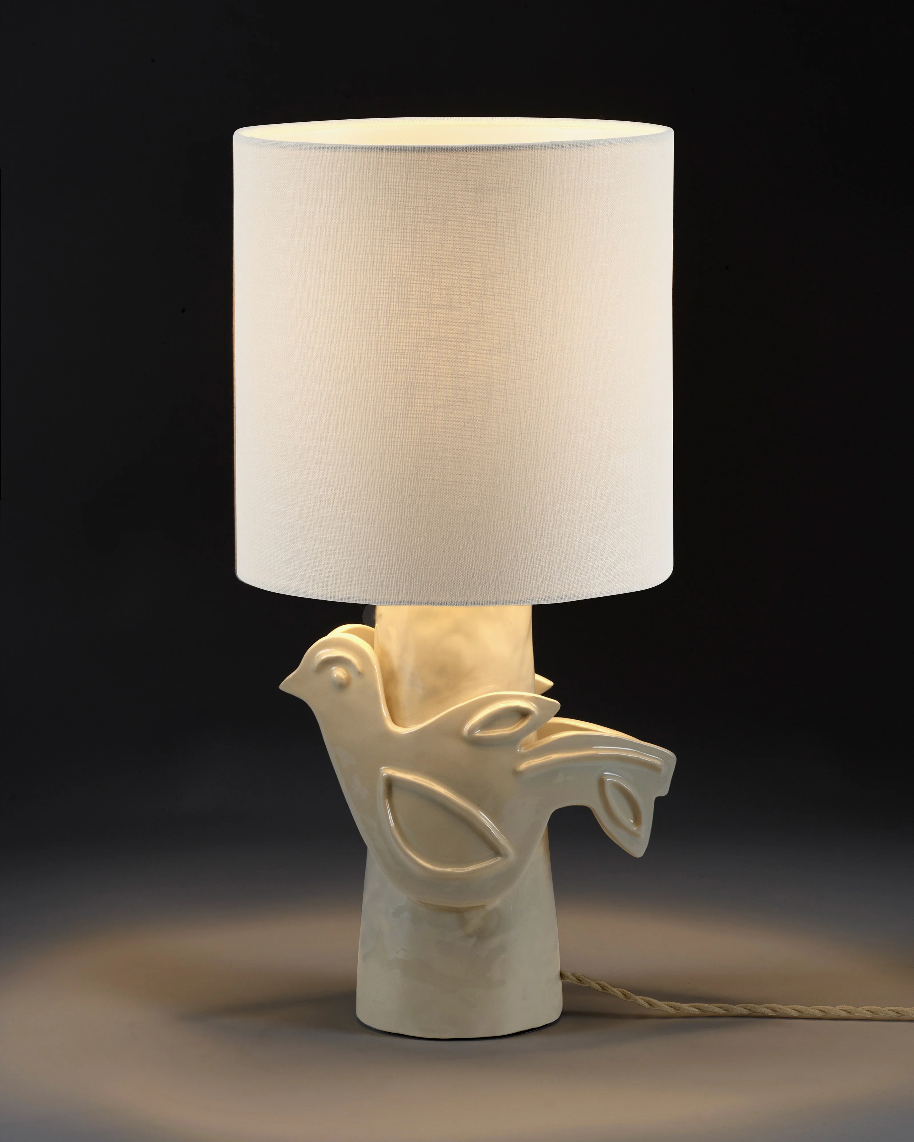 Table lamp white - white Paloma - Image 5