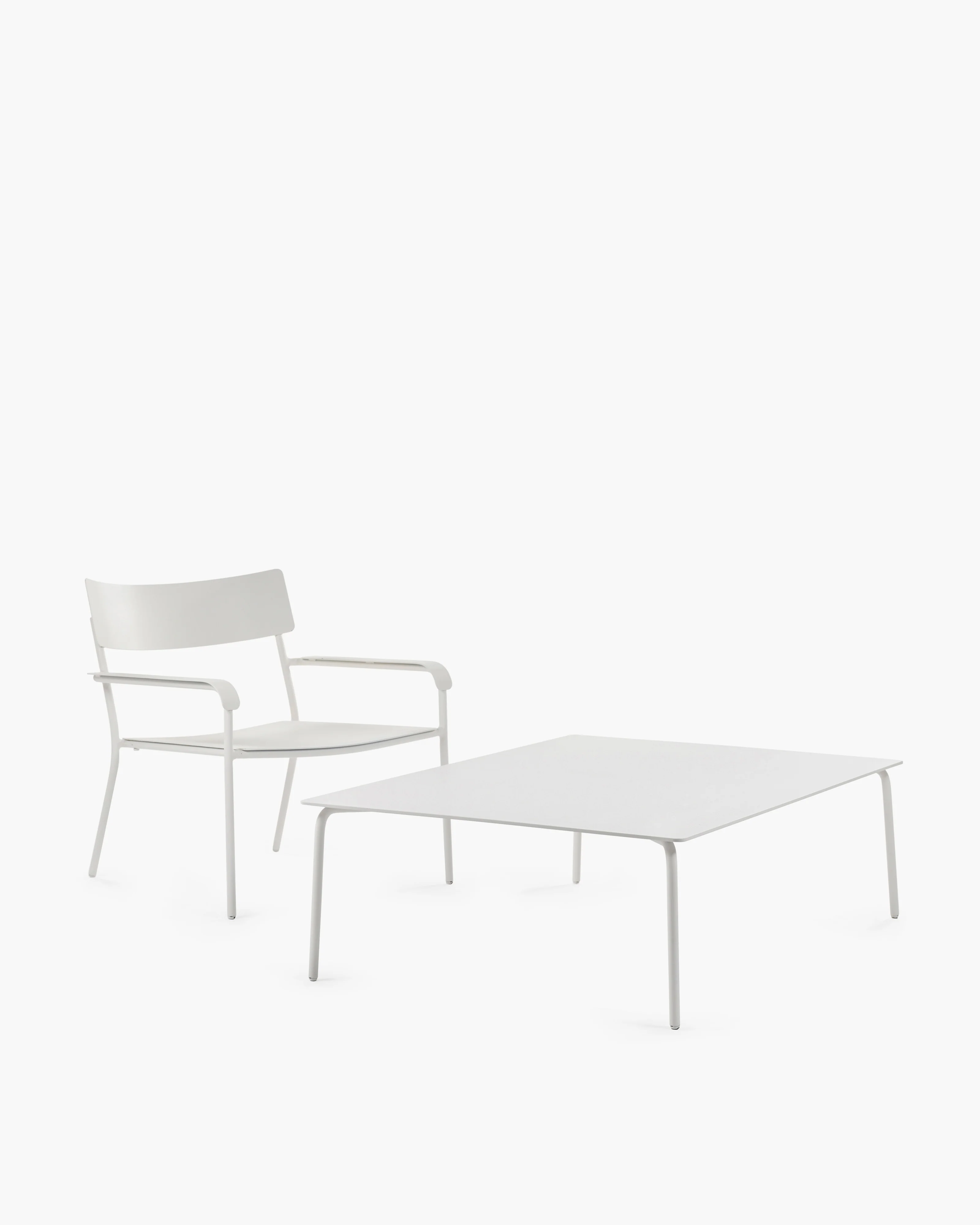 Table low aluminium sand August - Image 3