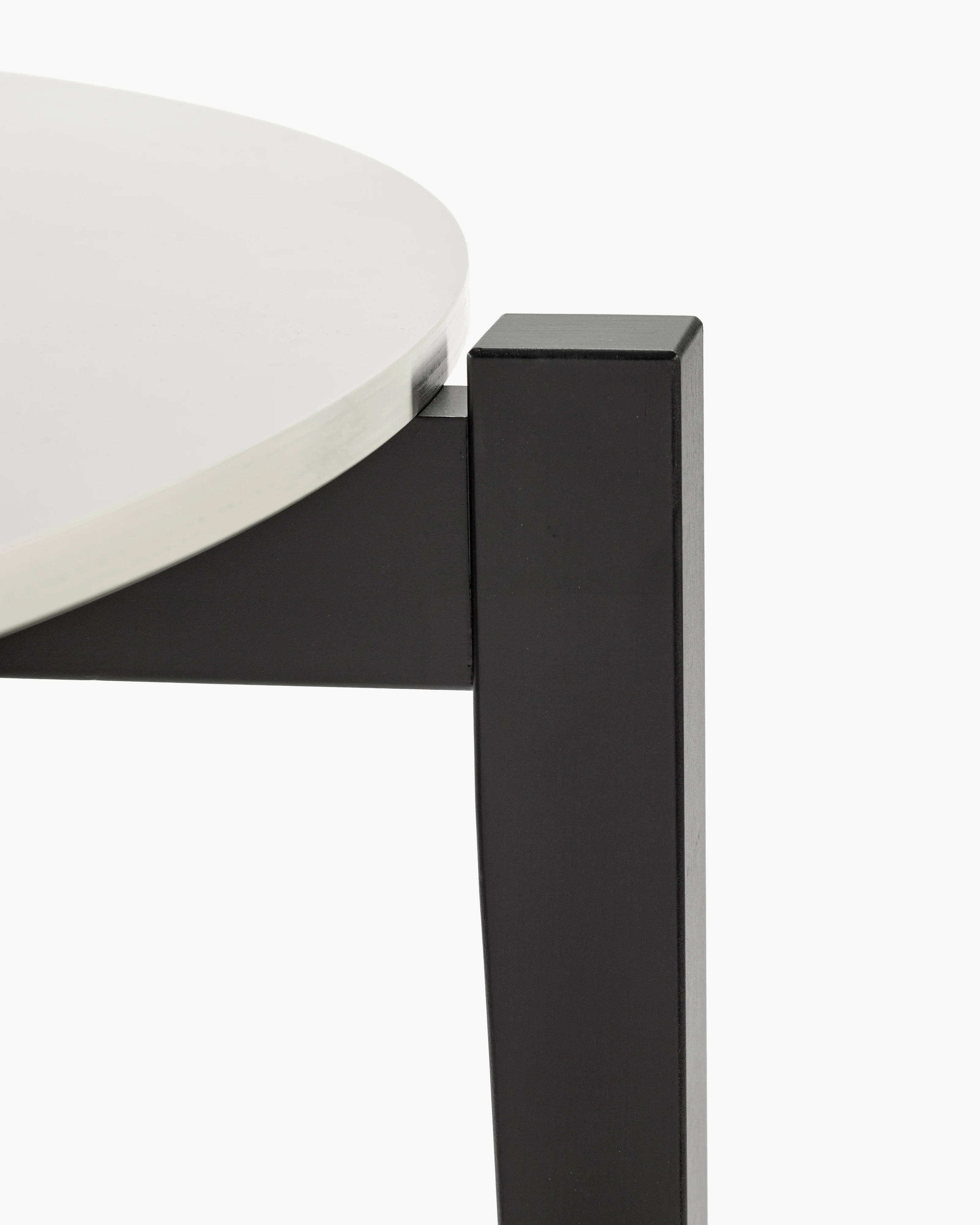 Table round beech black/off-white Eloïs - Image 5