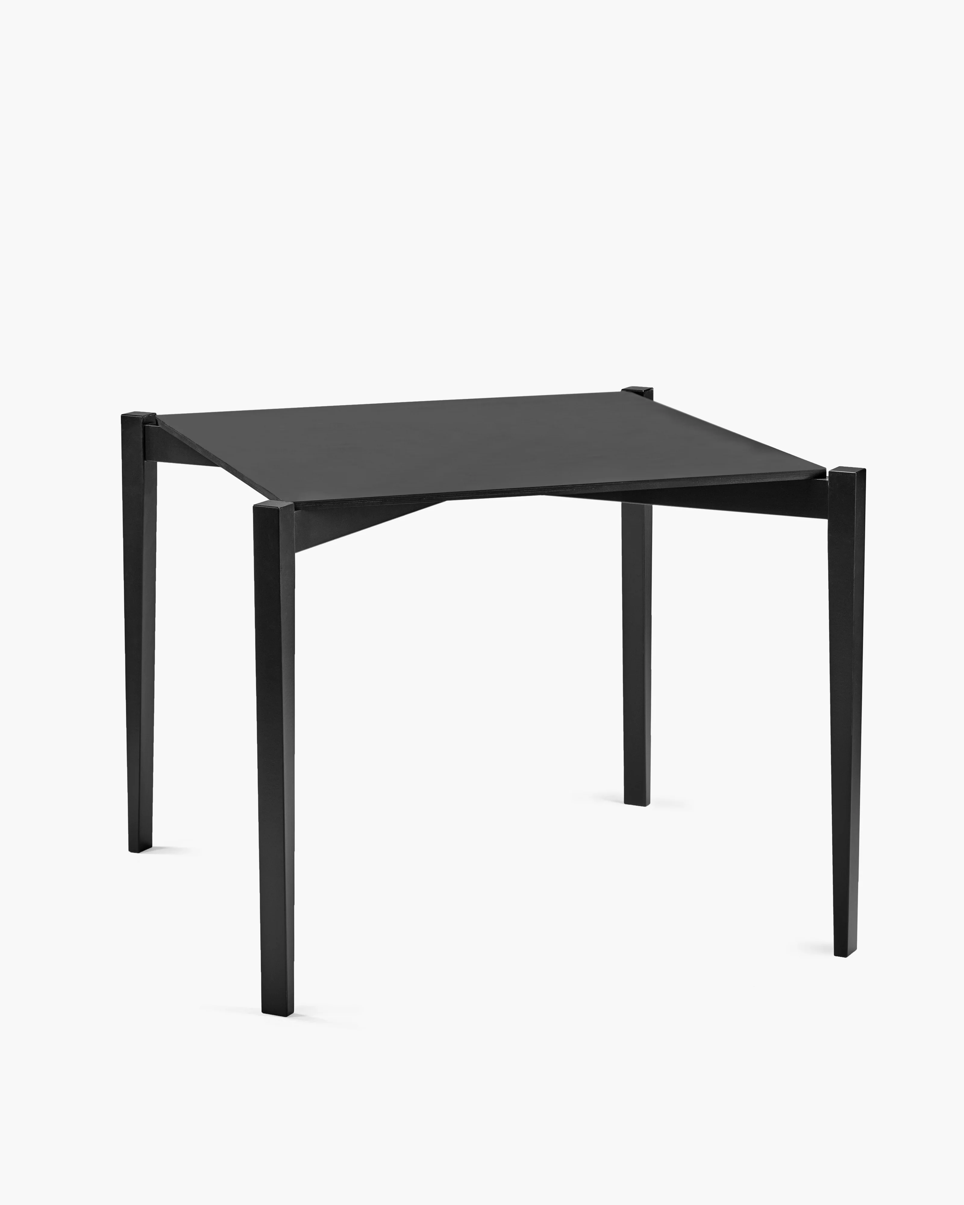 Table square beech black Eloïs