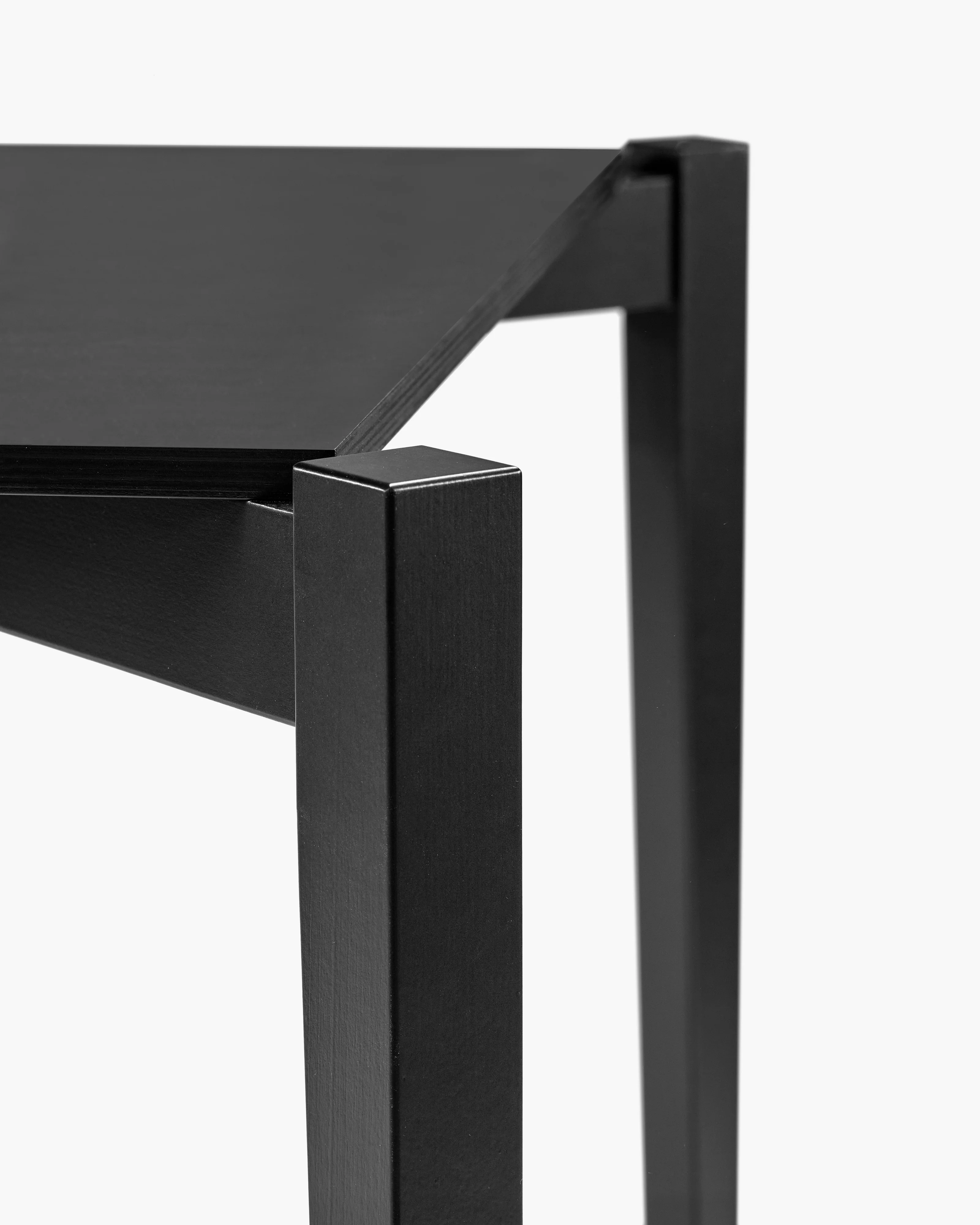 Table square beech black Eloïs - Image 3