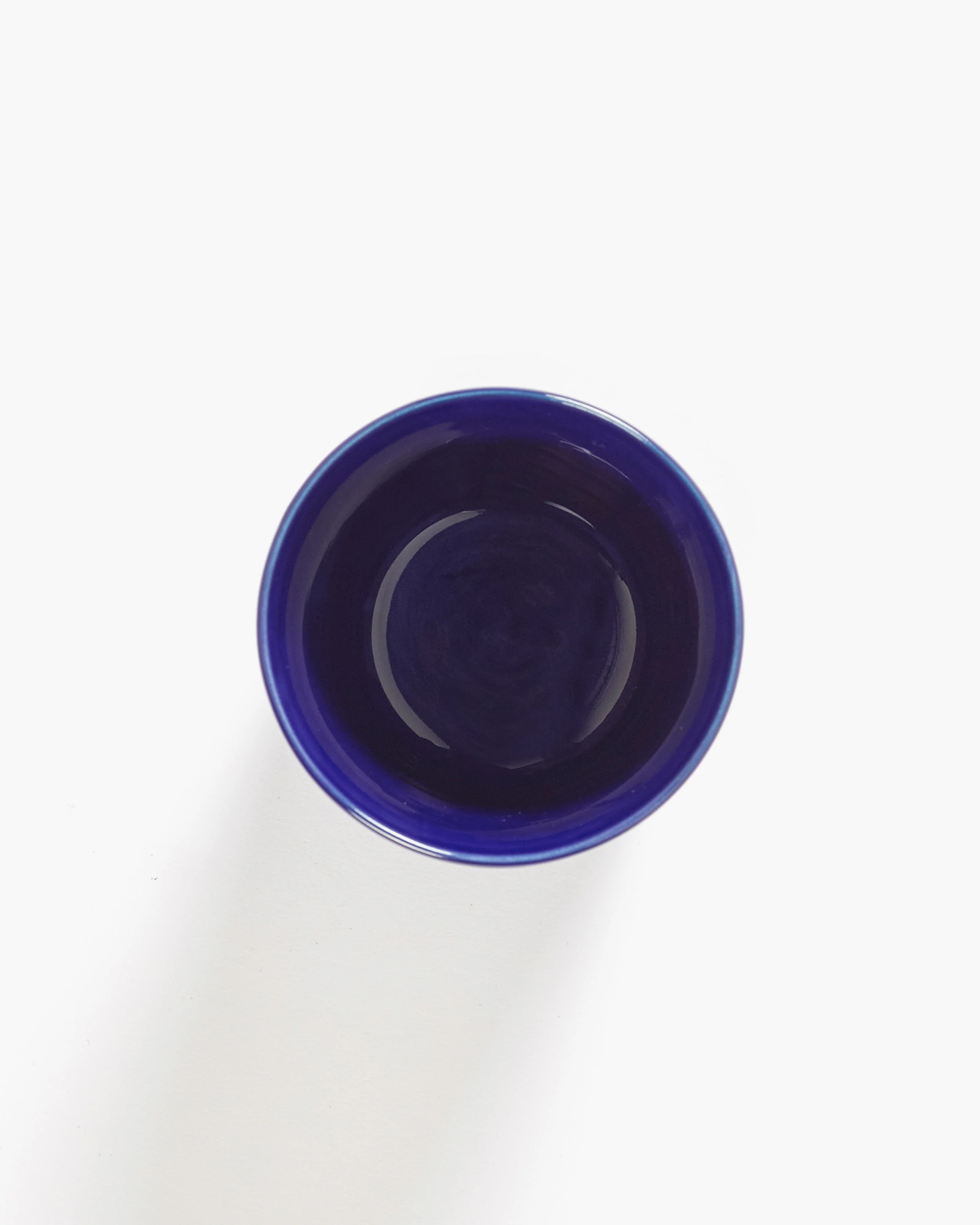 Tea cup 33cl dark blue - white stripes Feast - Image 2