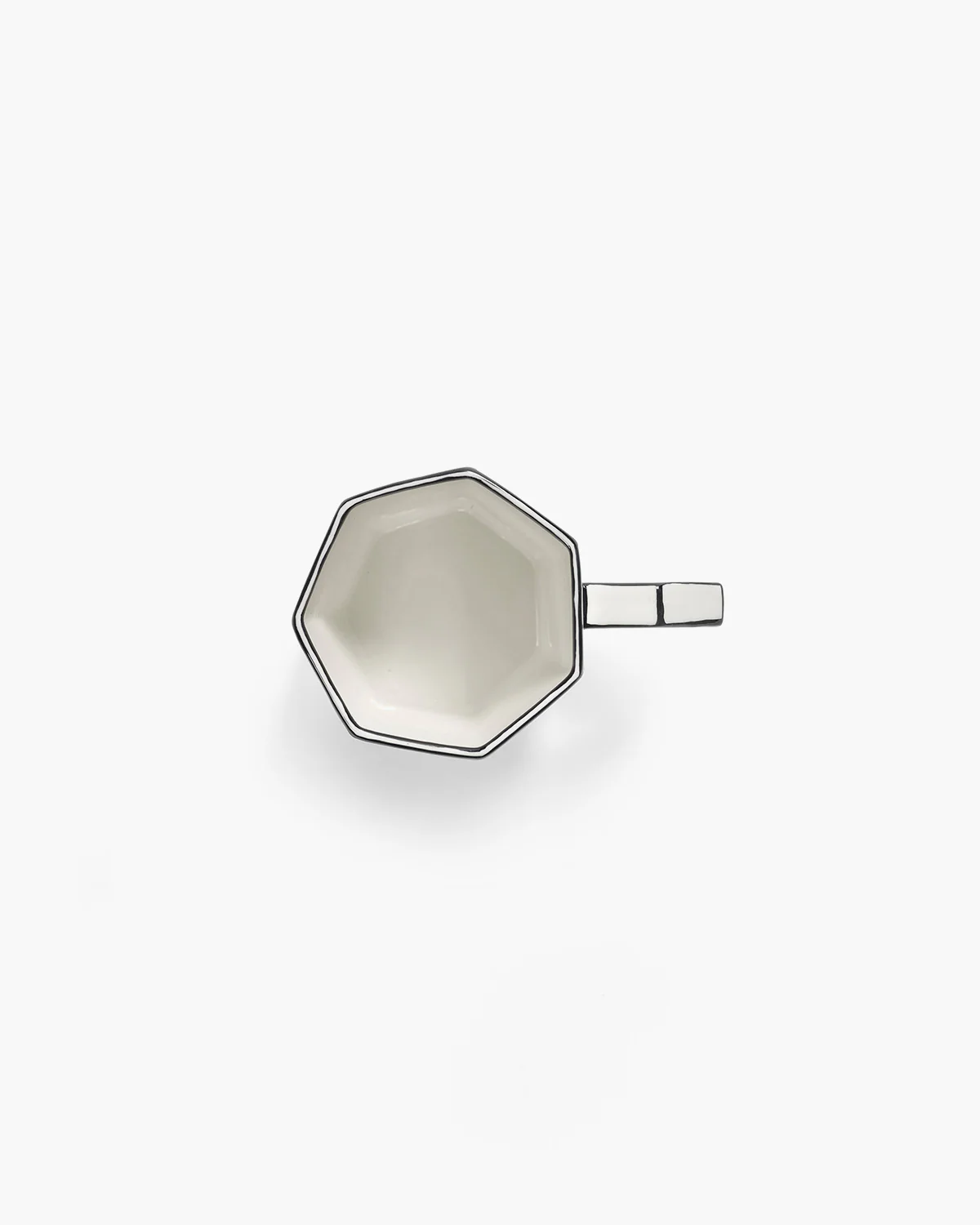 Tea cup white - black Carte Blanche - Image 3