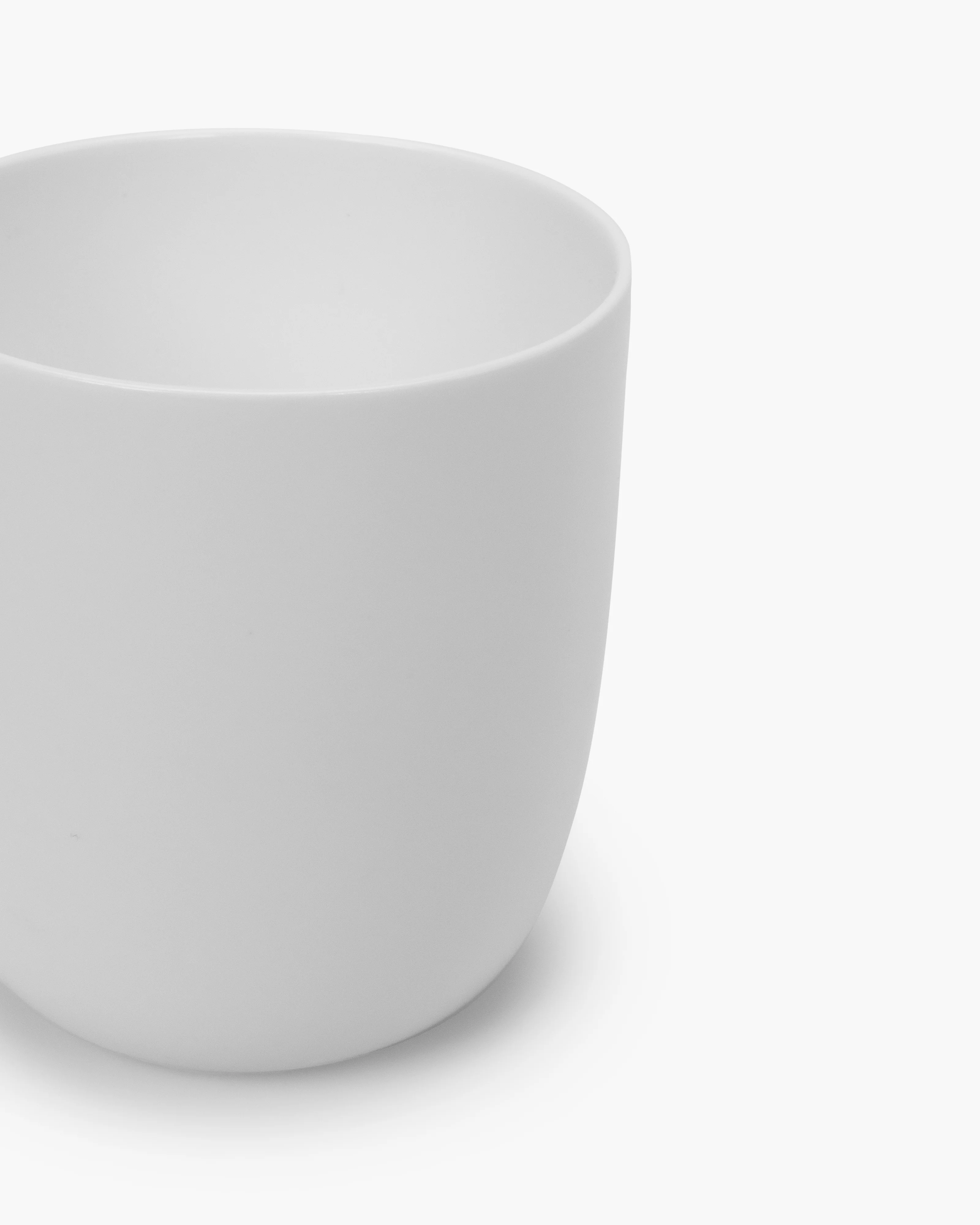 Tea cup without handle white glazed Base - Image 3