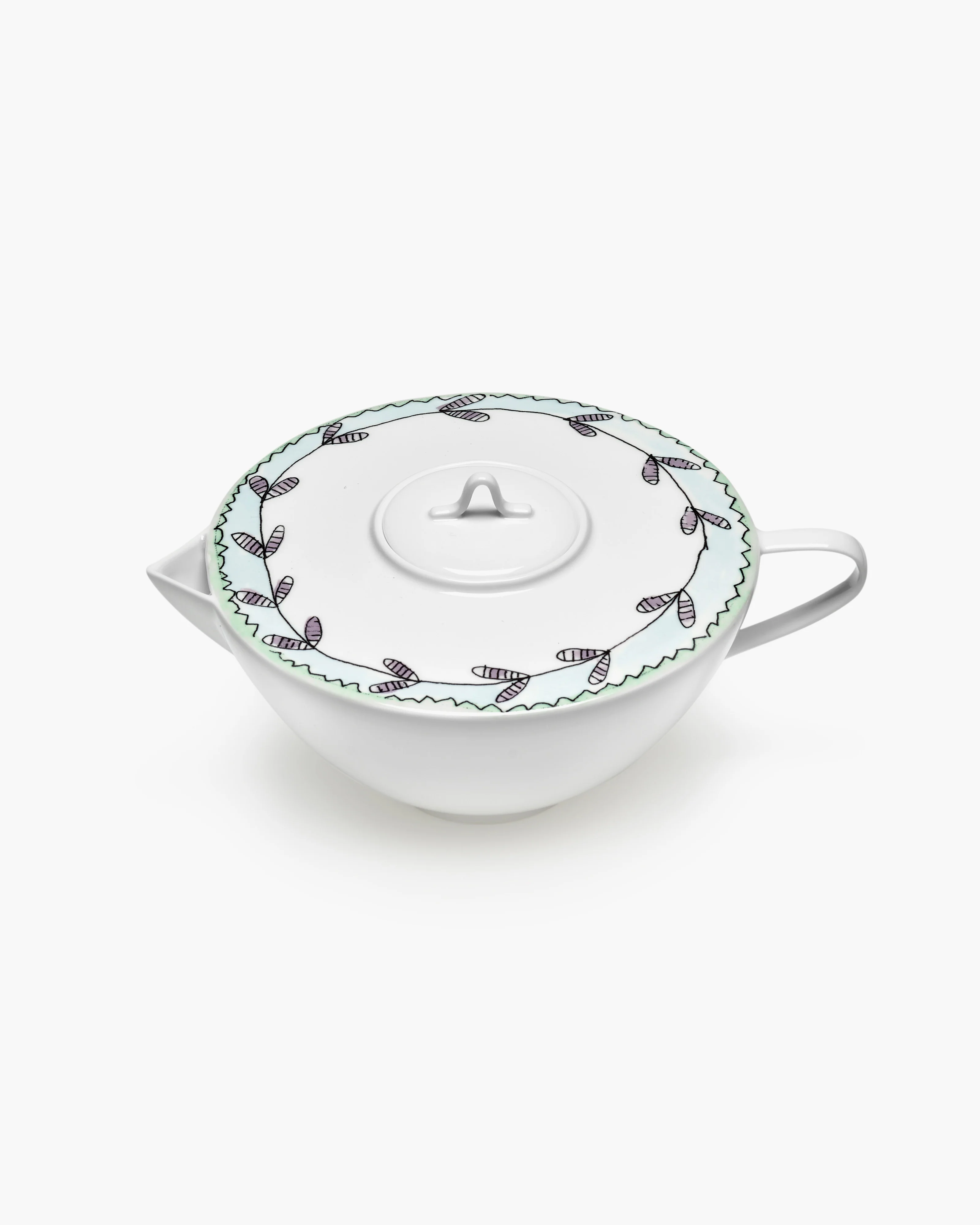Tea pot Blossom milk Midnight Flowers - Image 3
