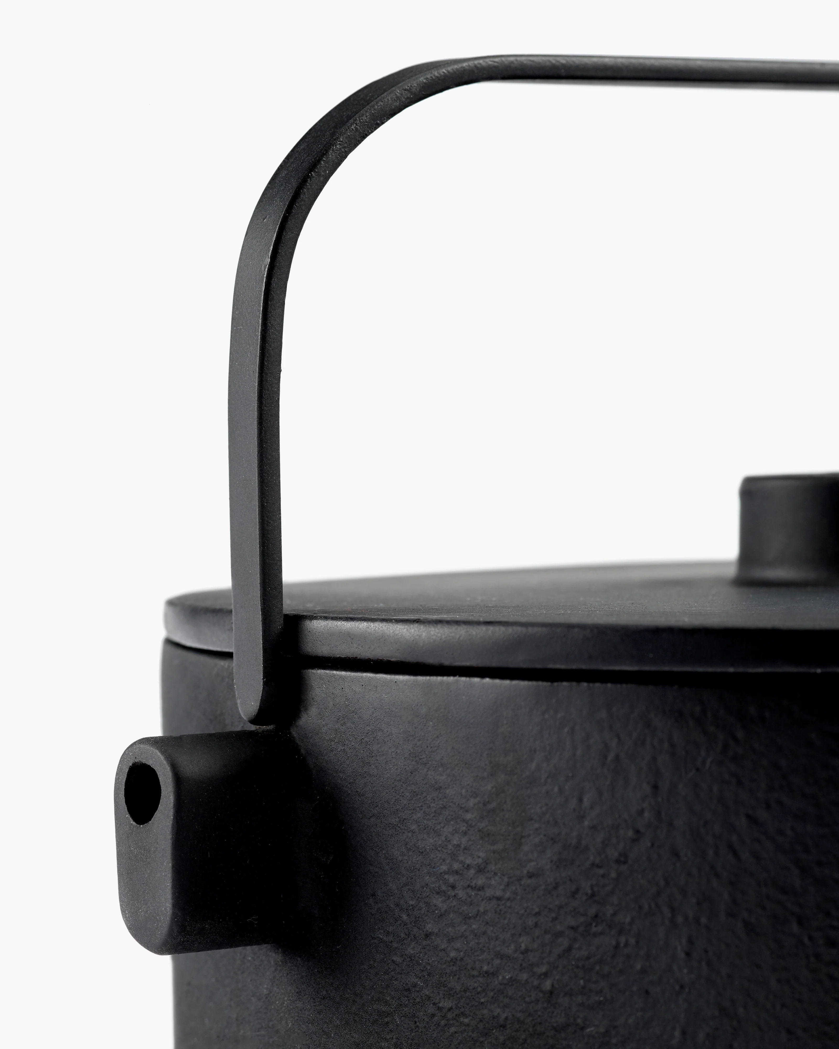 Tea pot cast iron black Collage - Image 4