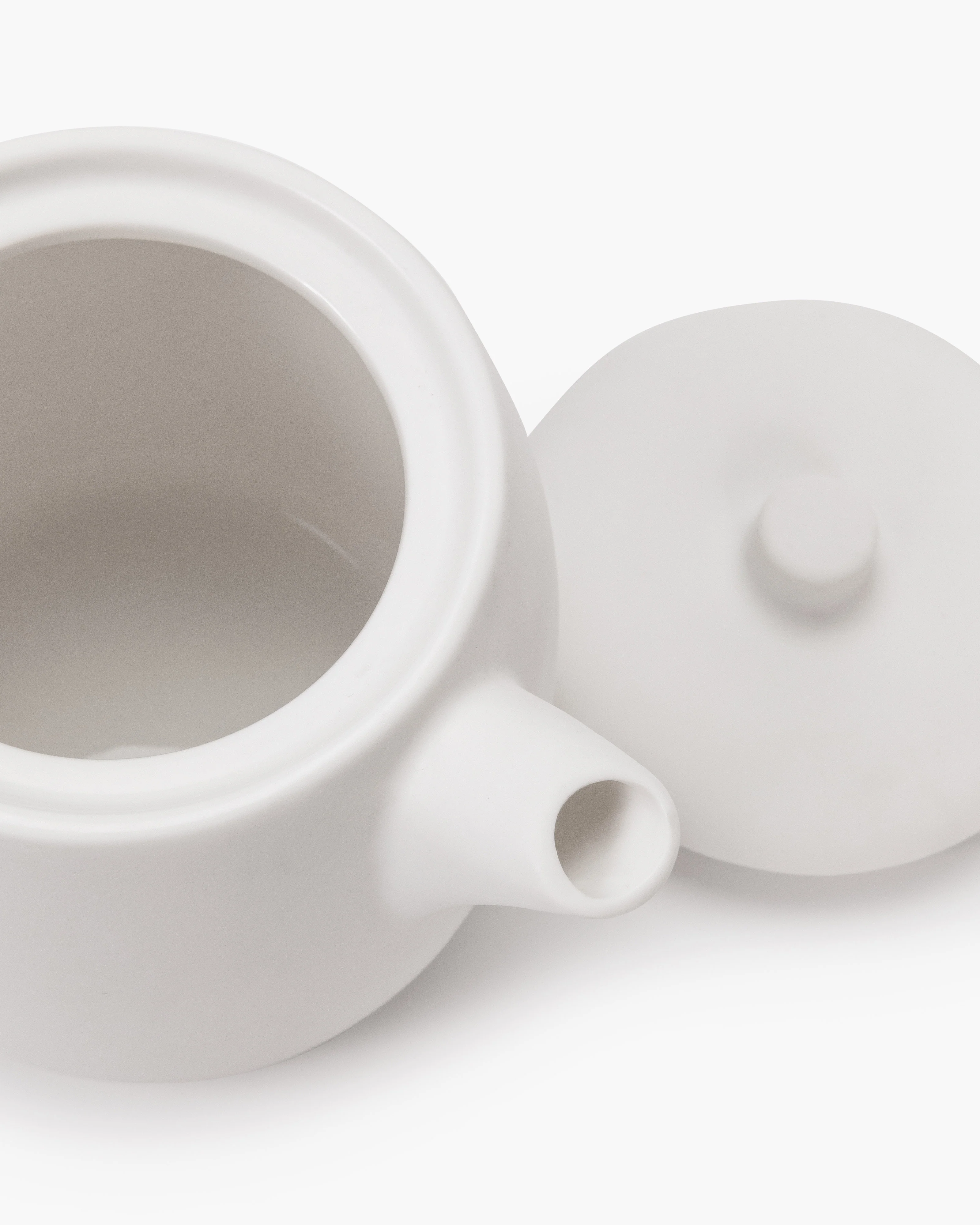 Tea pot white matt Passe-partout - Image 4