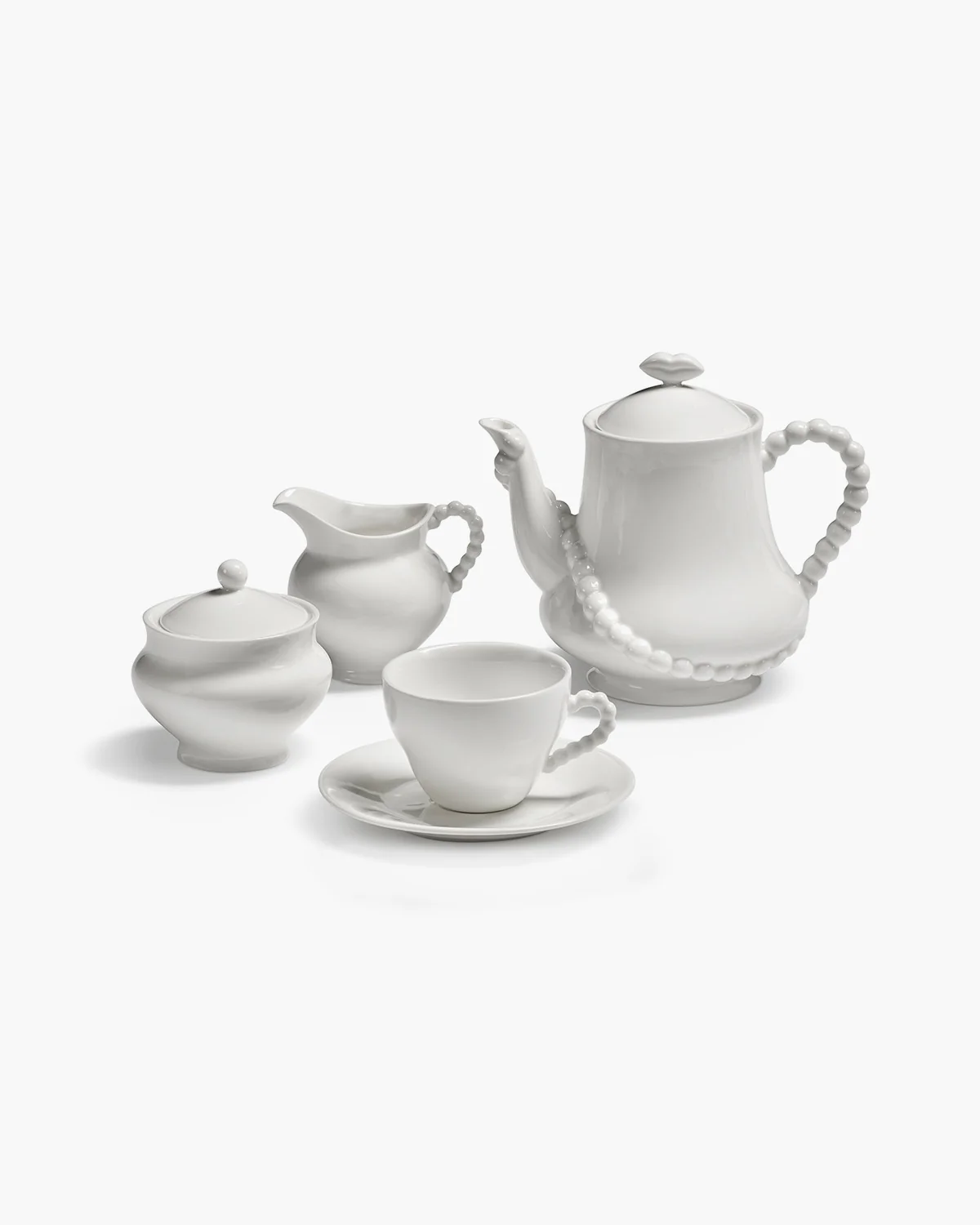 Teapot white Perle Fine Les Objets Mouleversants - Image 4