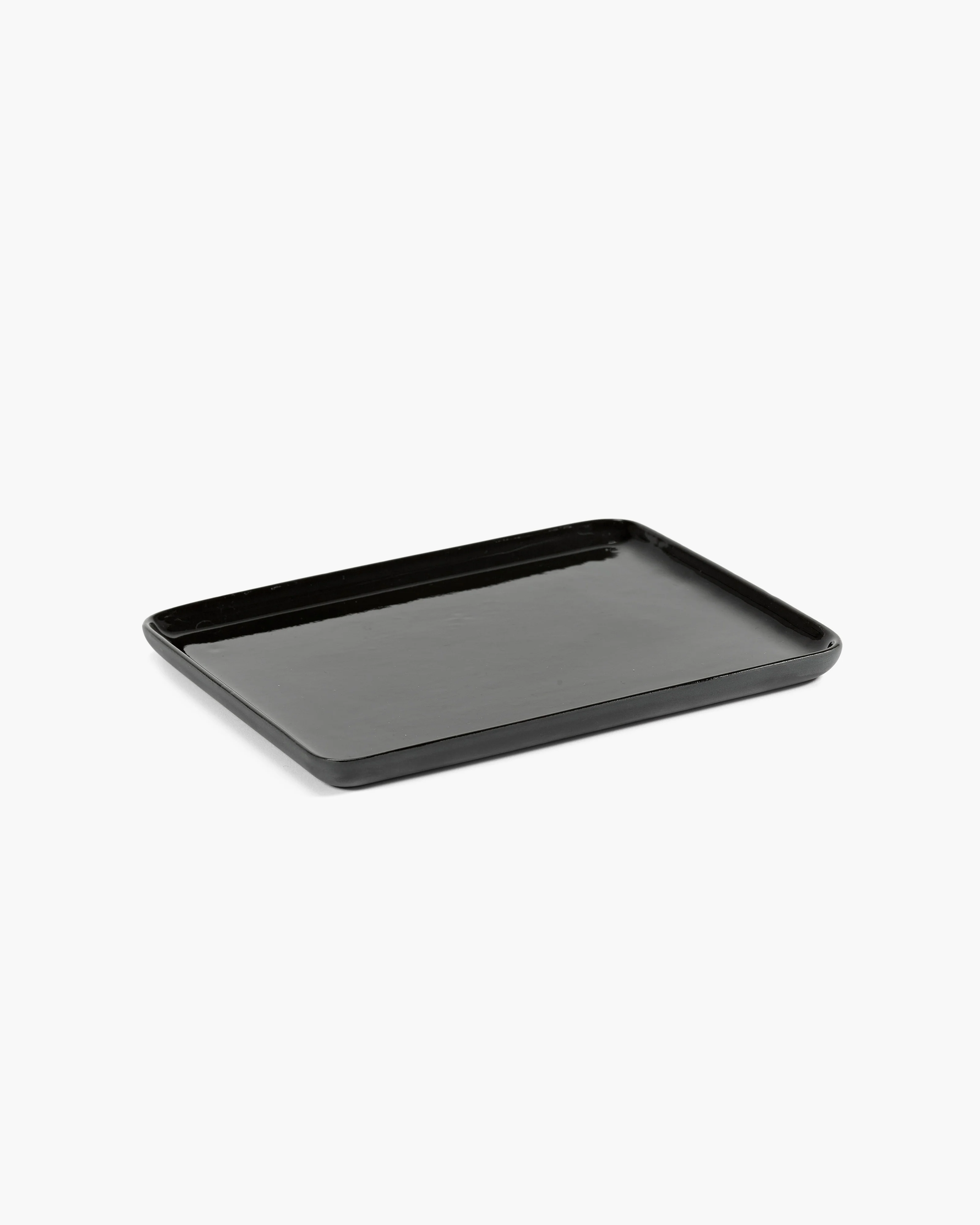 Tray rectangular M dark grey Cose