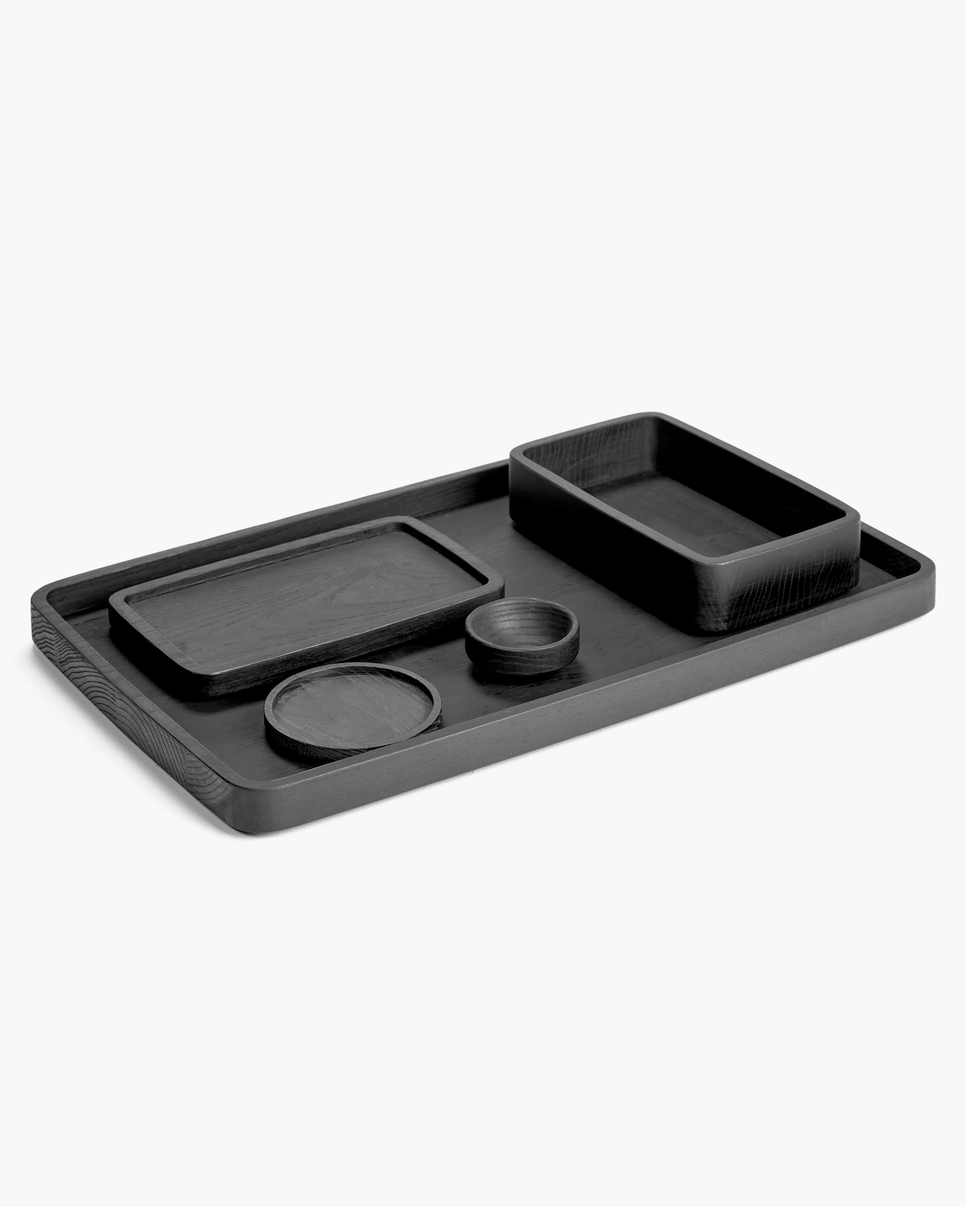 Tray rectangular M wood Passe-partout - Image 3