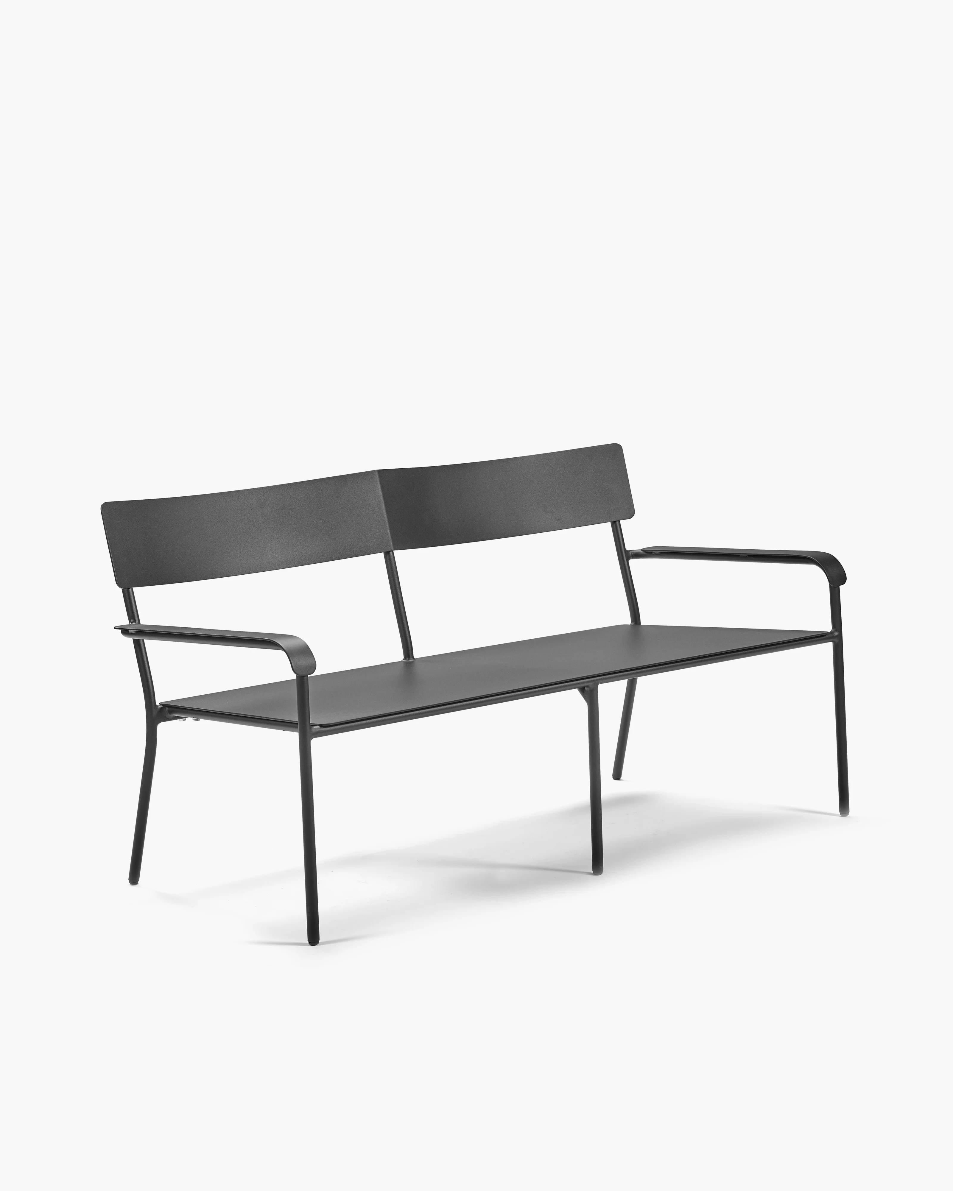 Two seater aluminium black August - Image 6