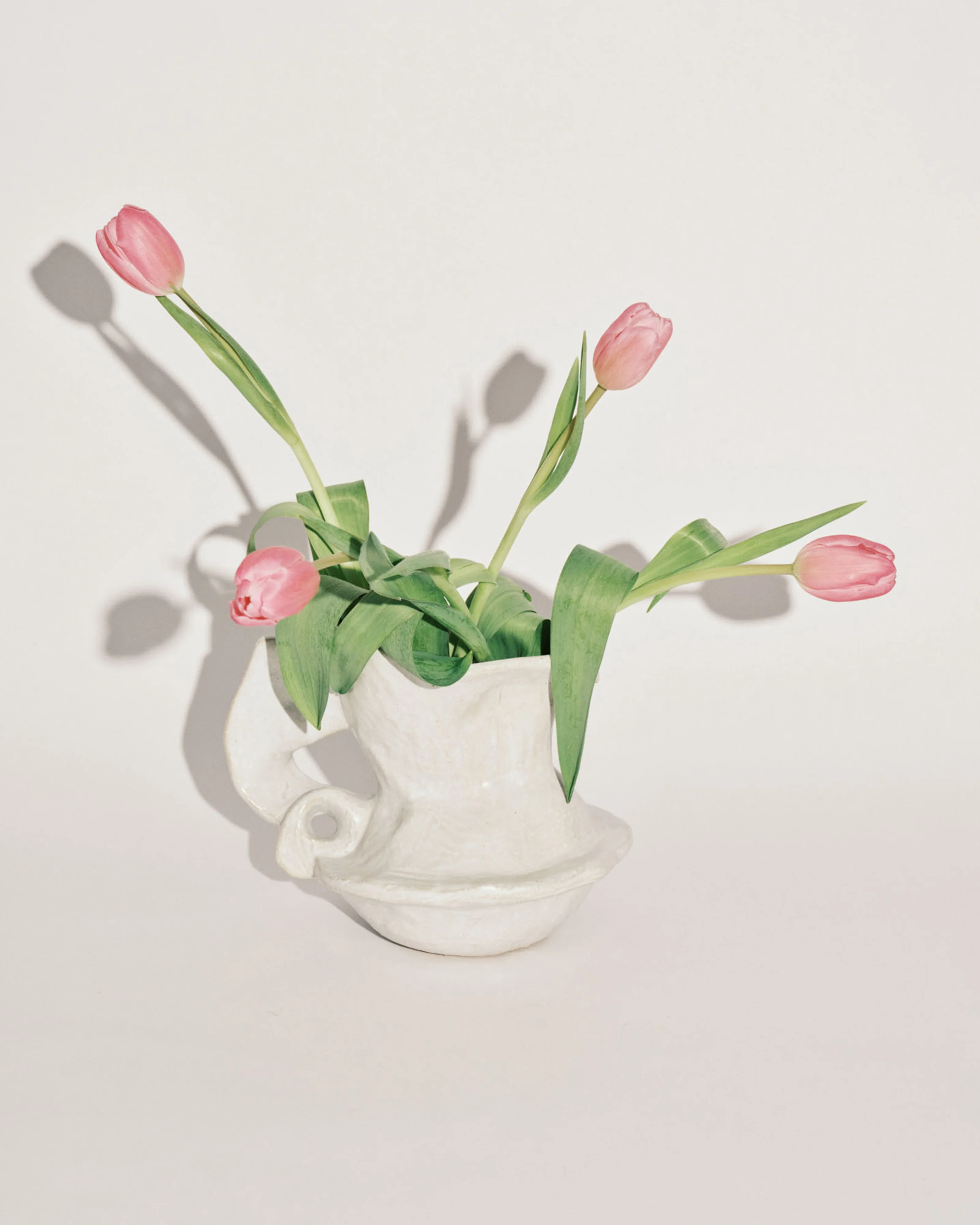 Vase 01 white Rosie - Image 2