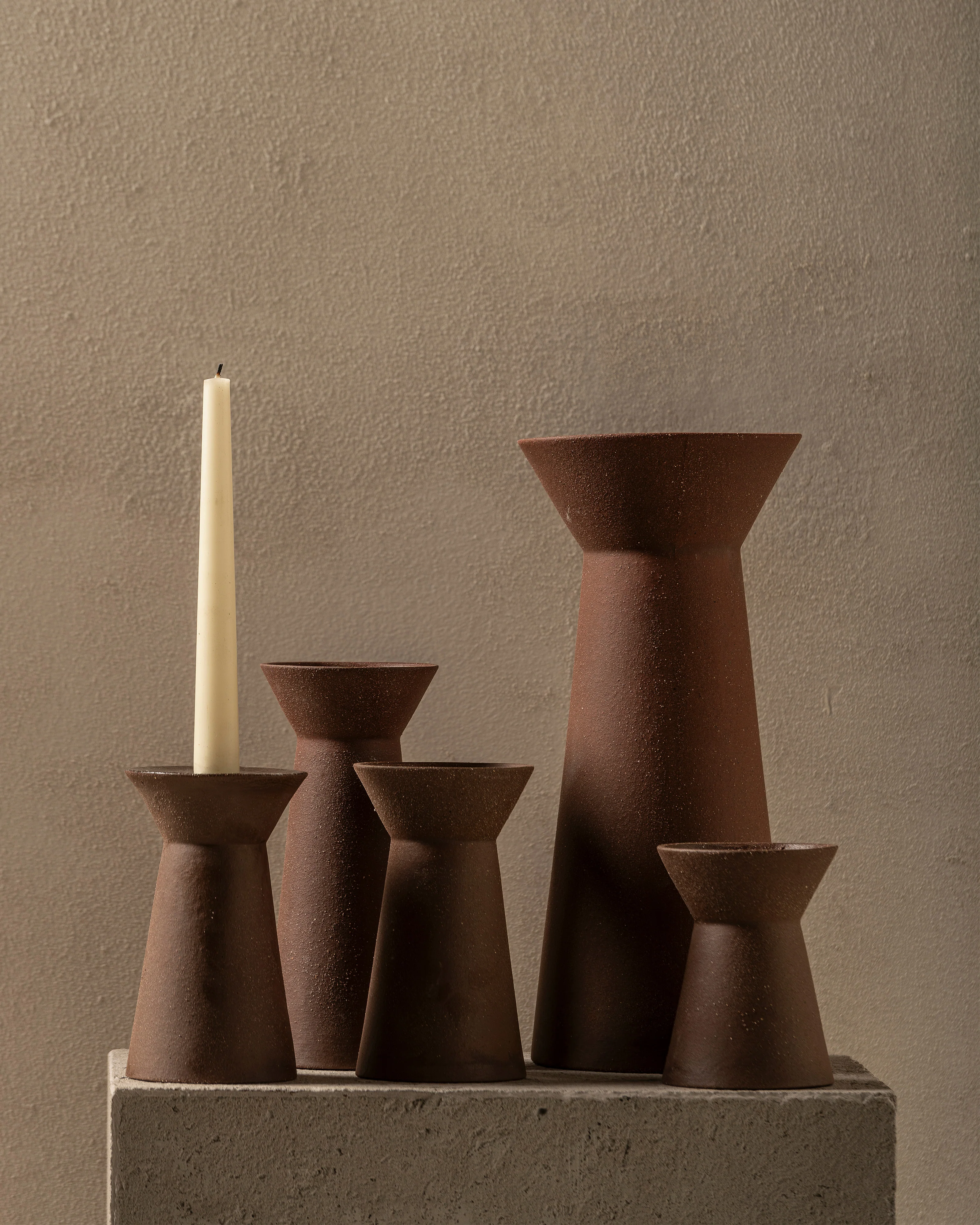 Vase 02 M red brown Marie-Ann - Image 2