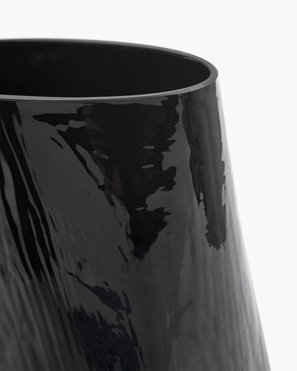Vase with glass tube 03 black Josephine - Image 4