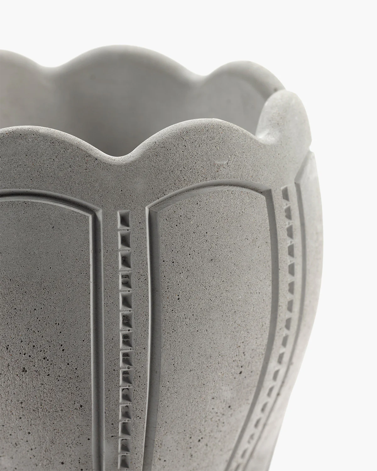 Vase with glass tube 05 concrete Josephine - Image 3