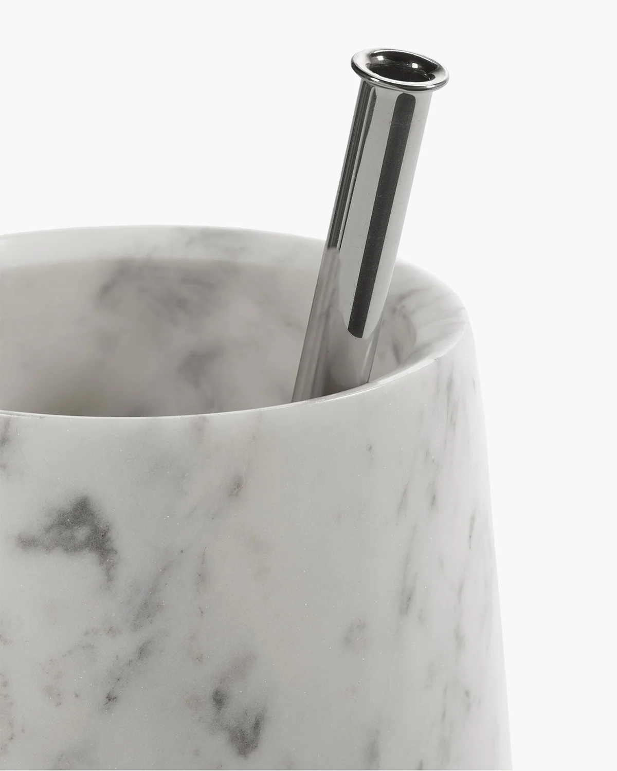 Vase with glass tube 08 L white Josephine - Image 5