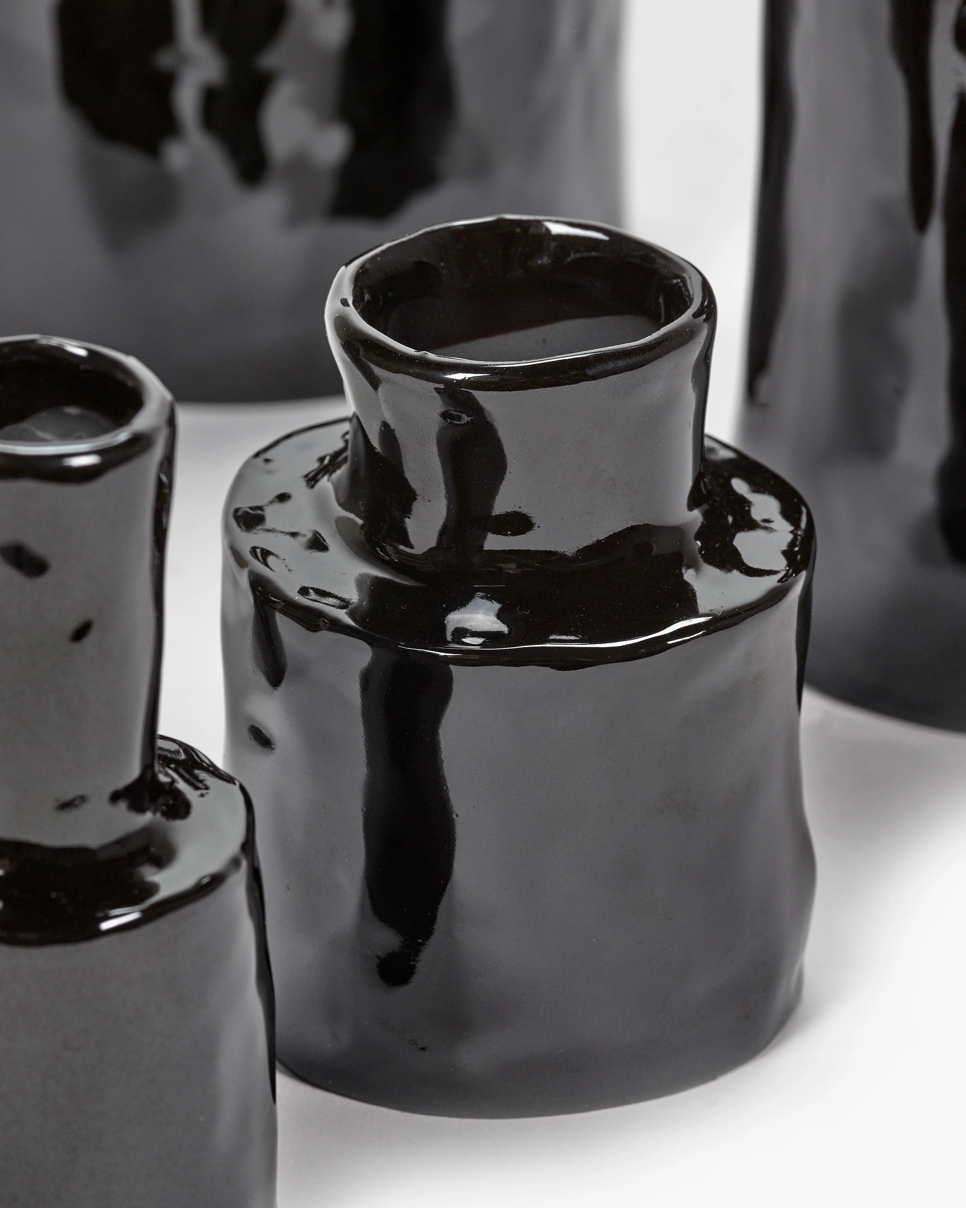Vase 1 black Héléna Marie - Image 3
