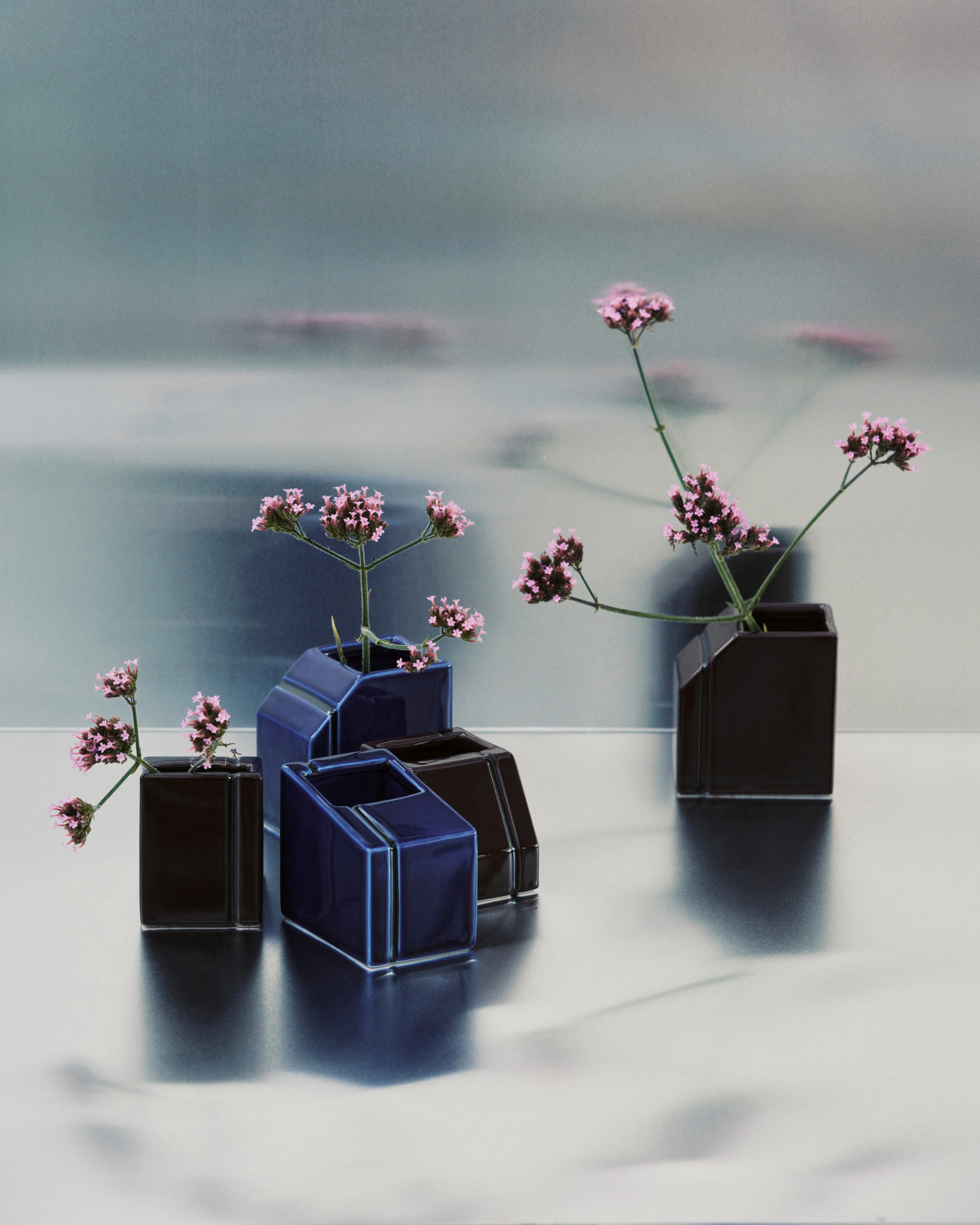 Vase mini ass/3 blue Silos - Image 2