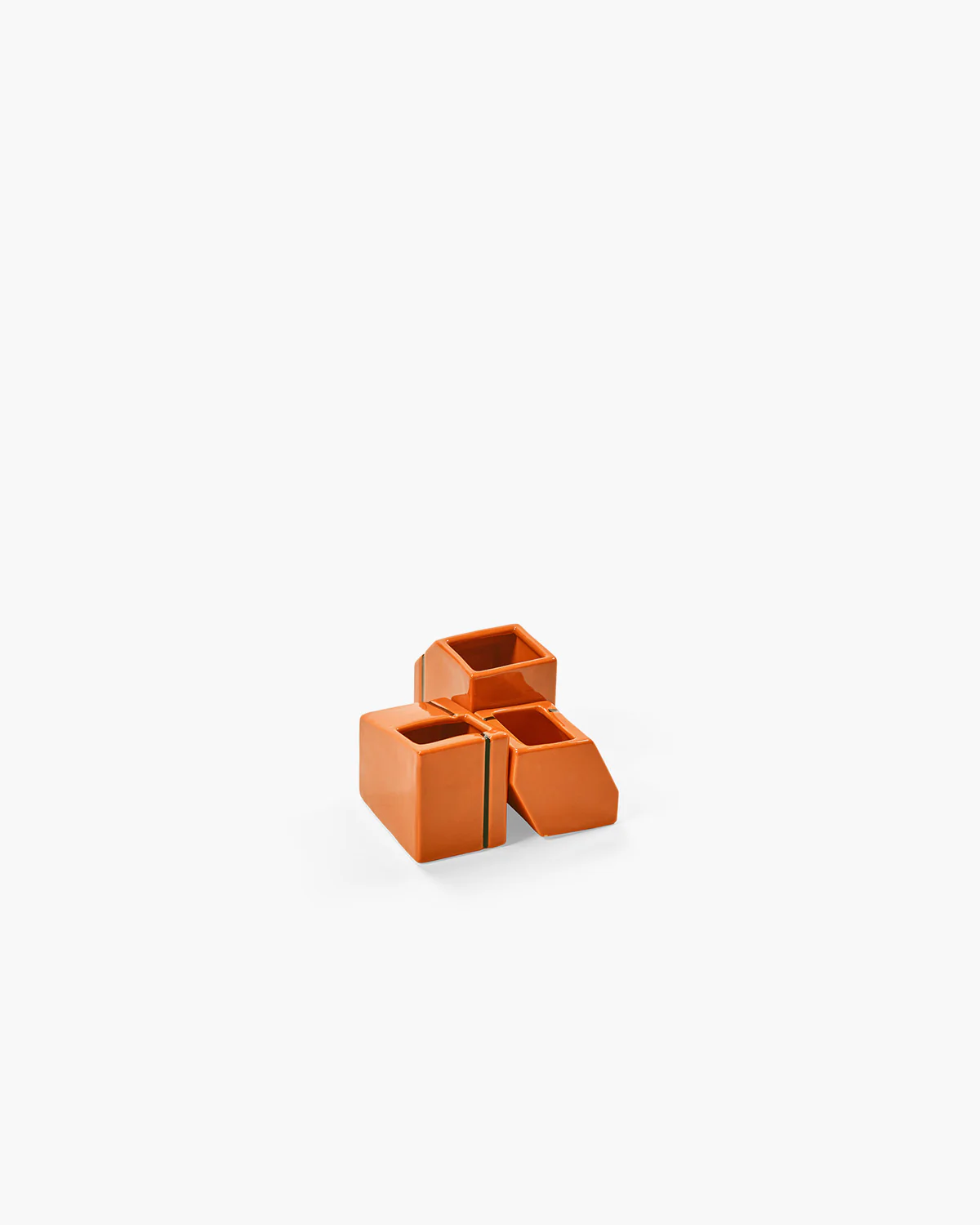 Vase mini ass/3 orange Silos - Image 3