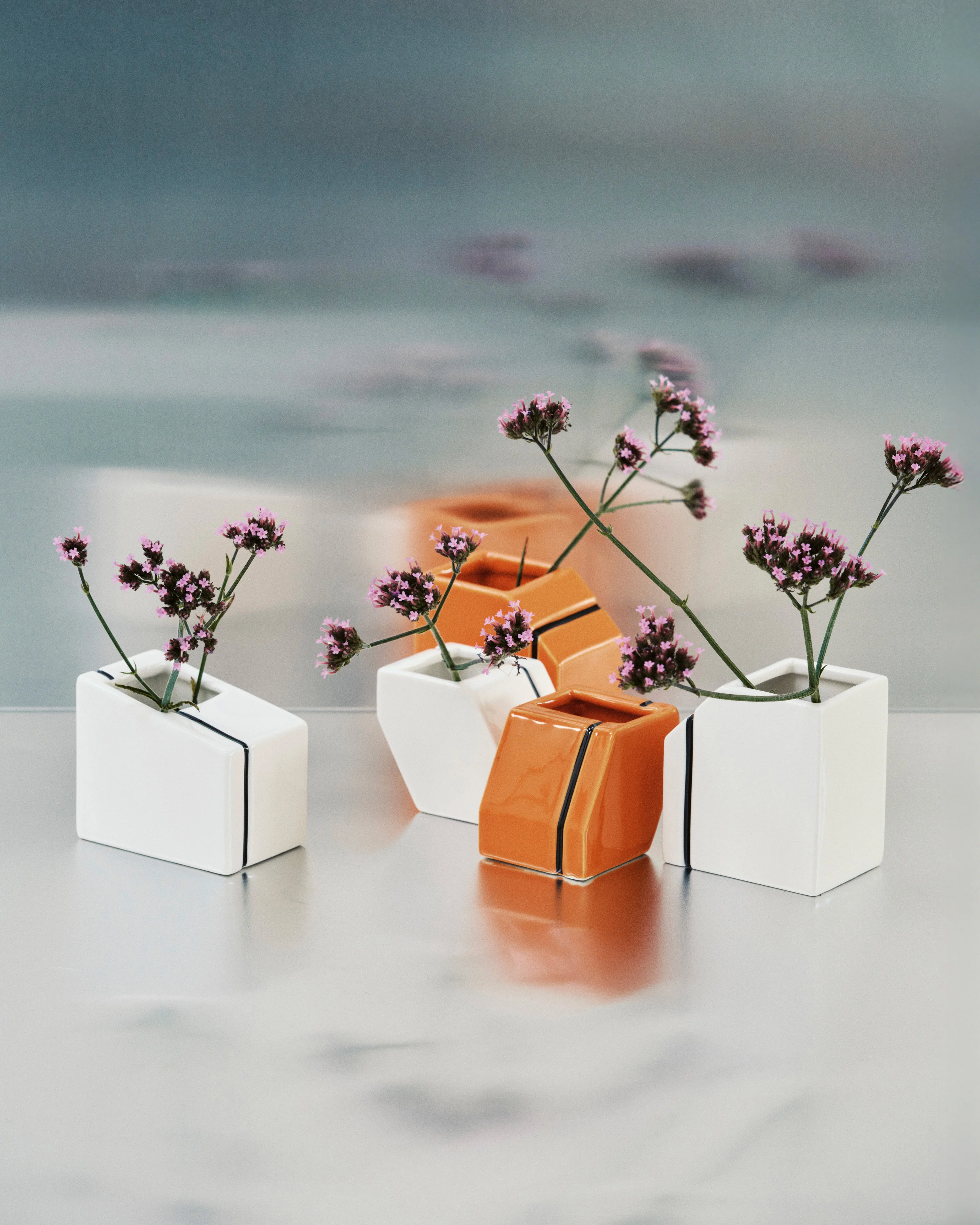 Vase mini ass/3 white Silos - Image 2