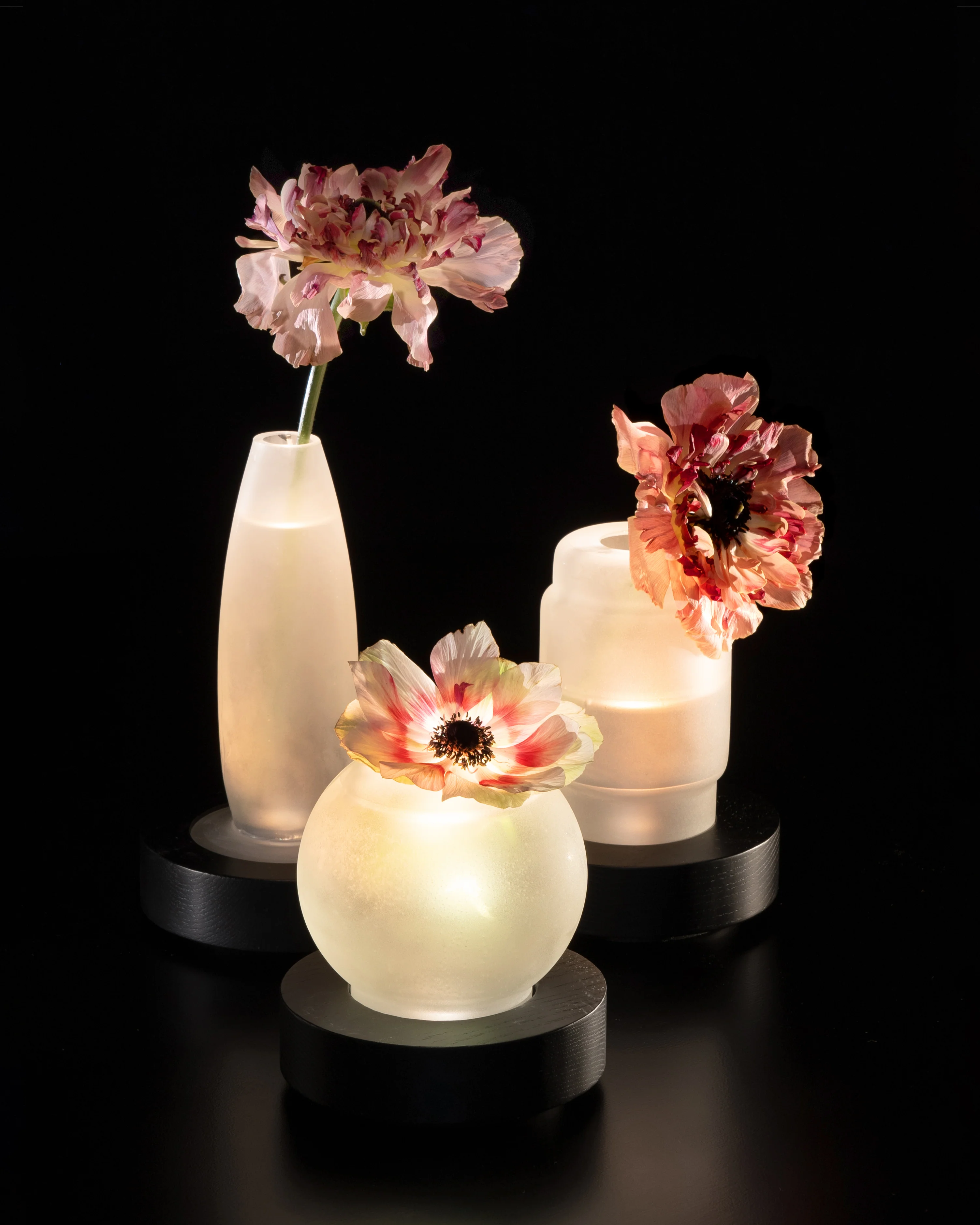 Vase/table lamp black white Lara - Image 6