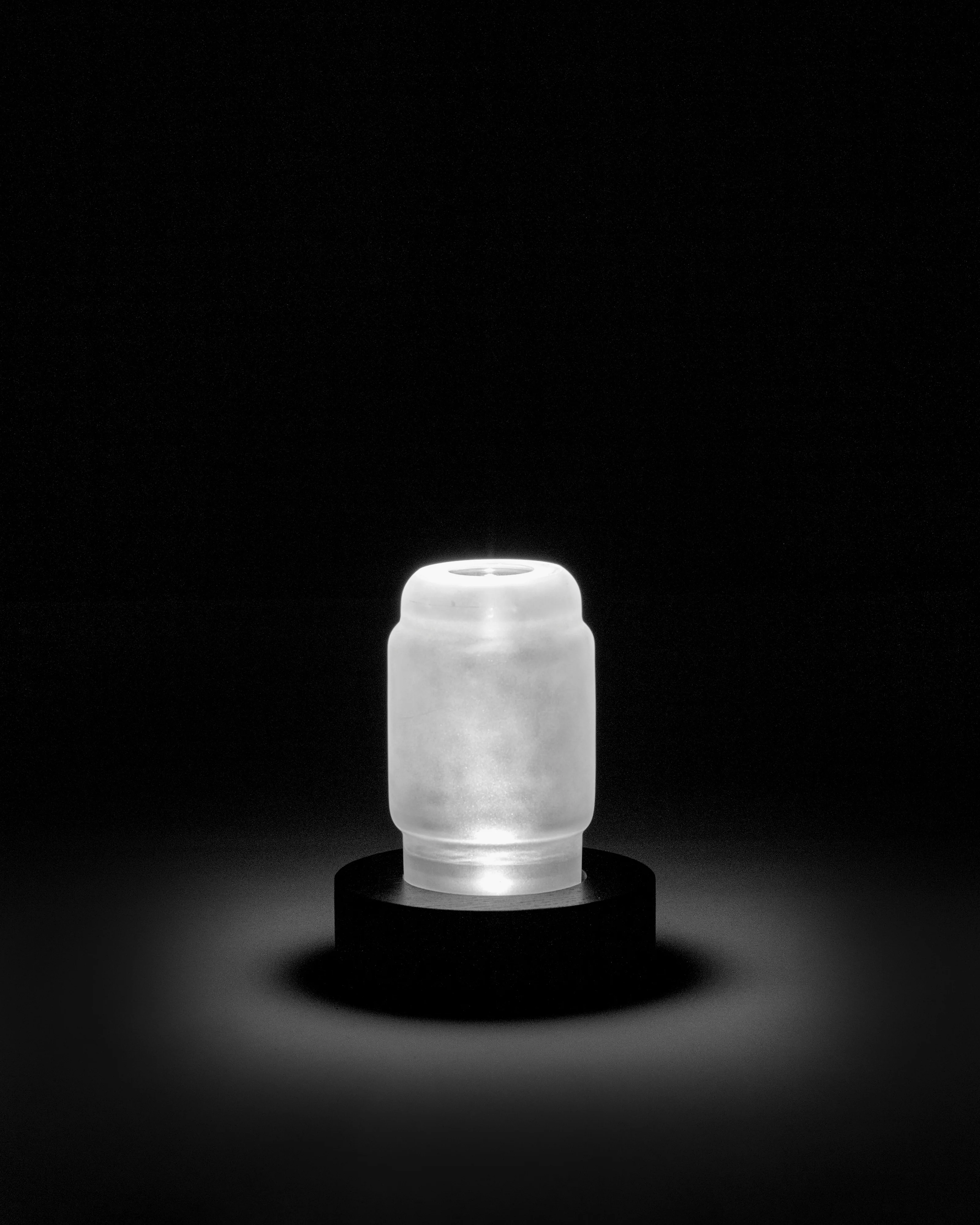 Vase/table lamp black white Luce - Image 4