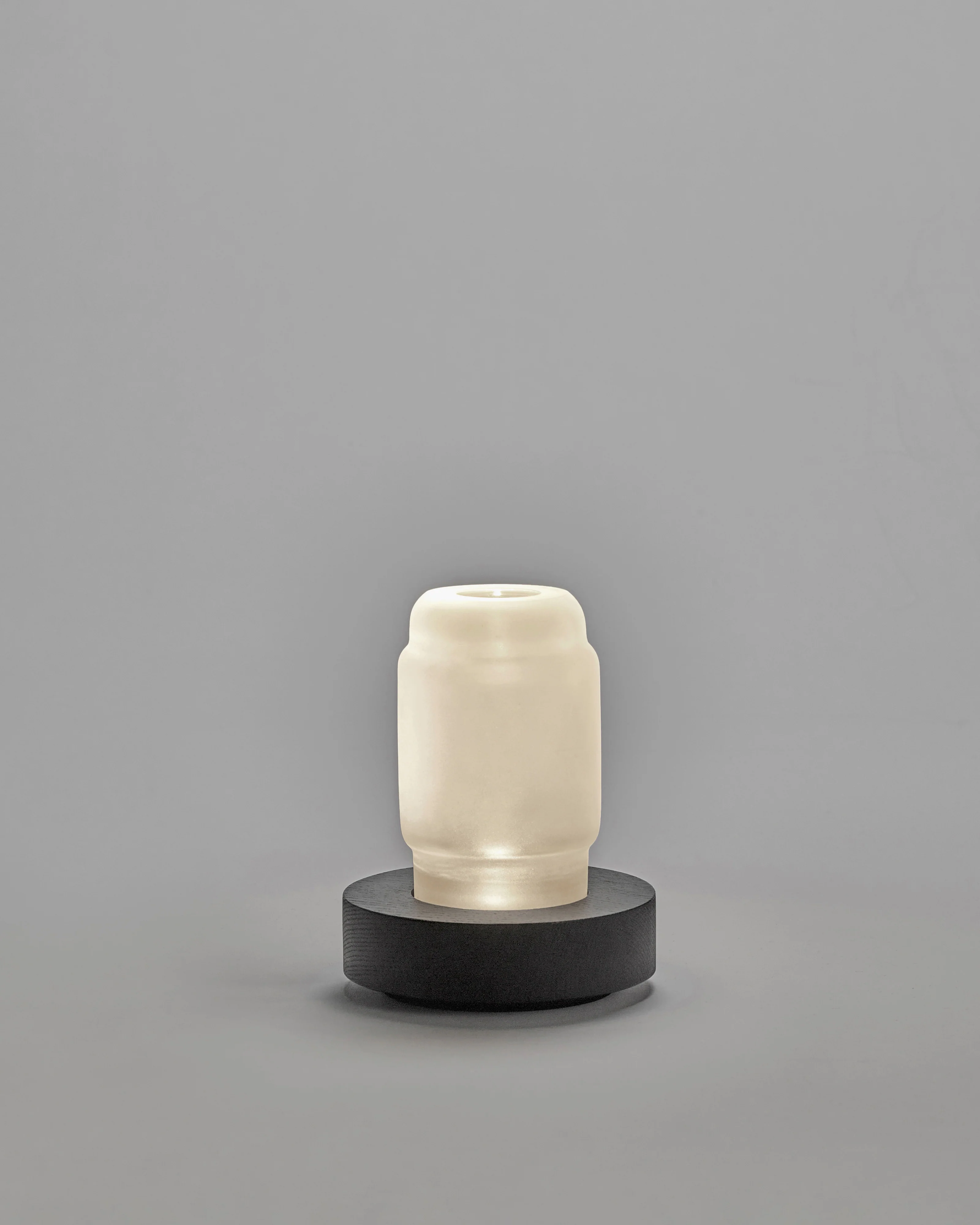 Vase/table lamp black white Luce - Image 5