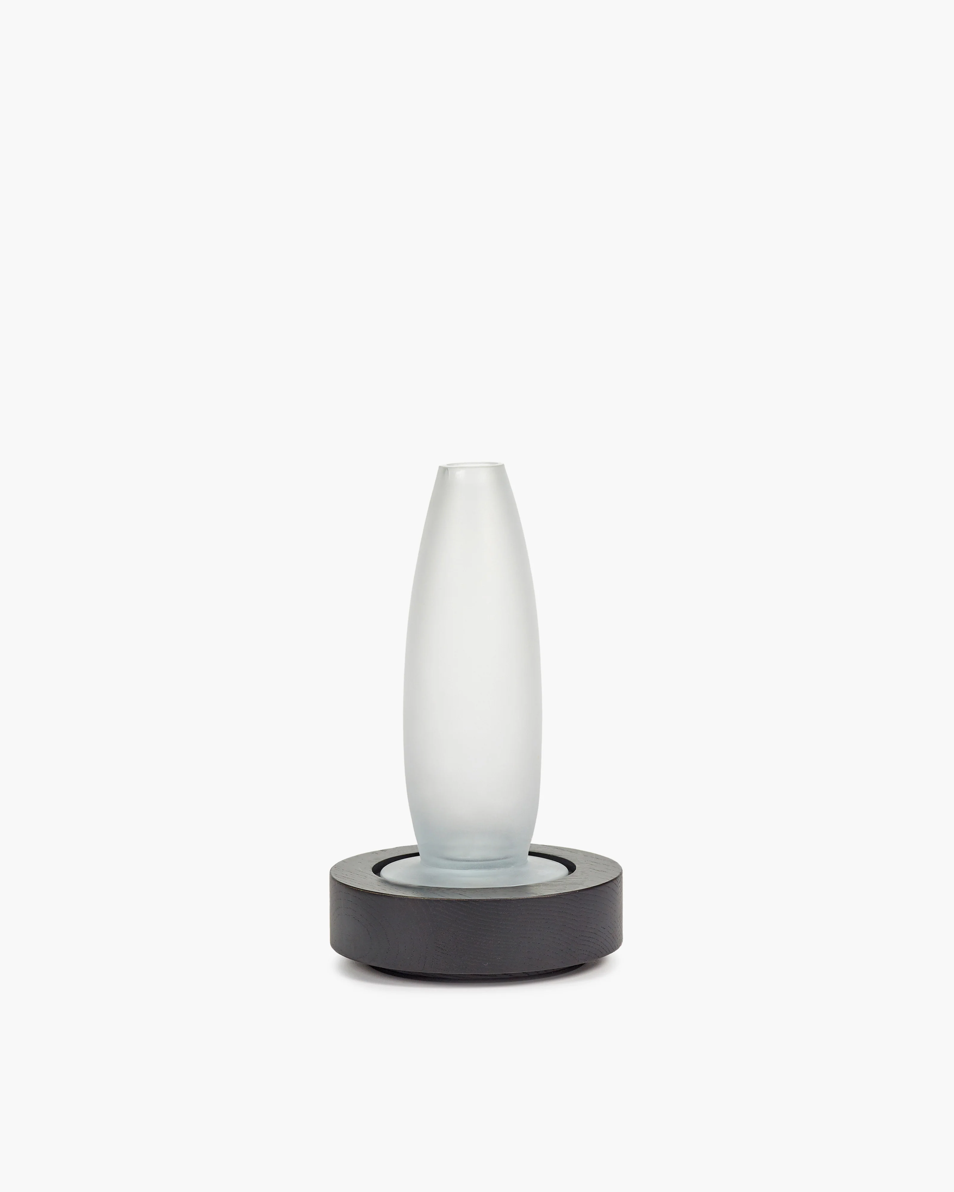 Vase/table lamp black white Lys 1