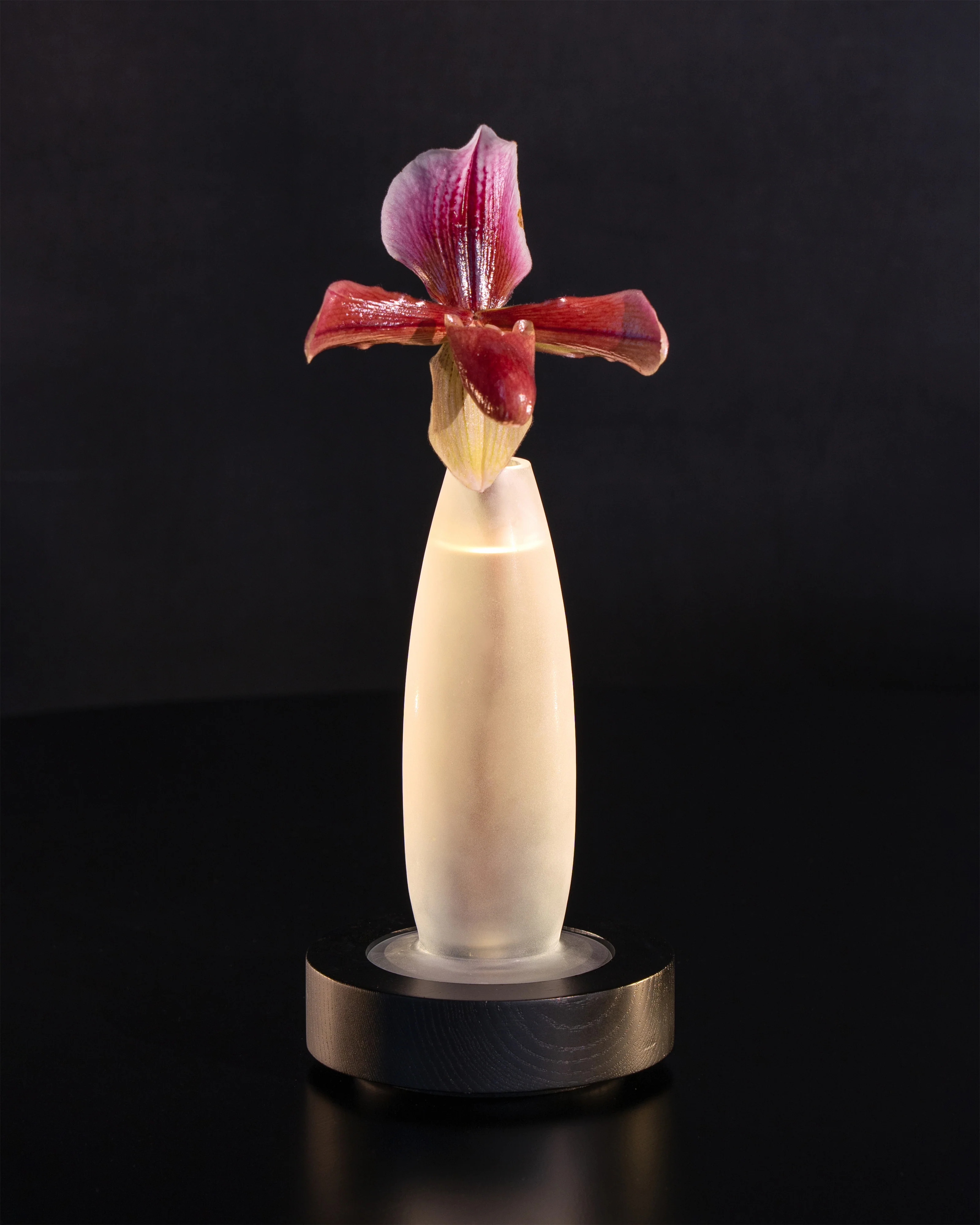 Vase/table lamp black white Lys 1 - Image 2