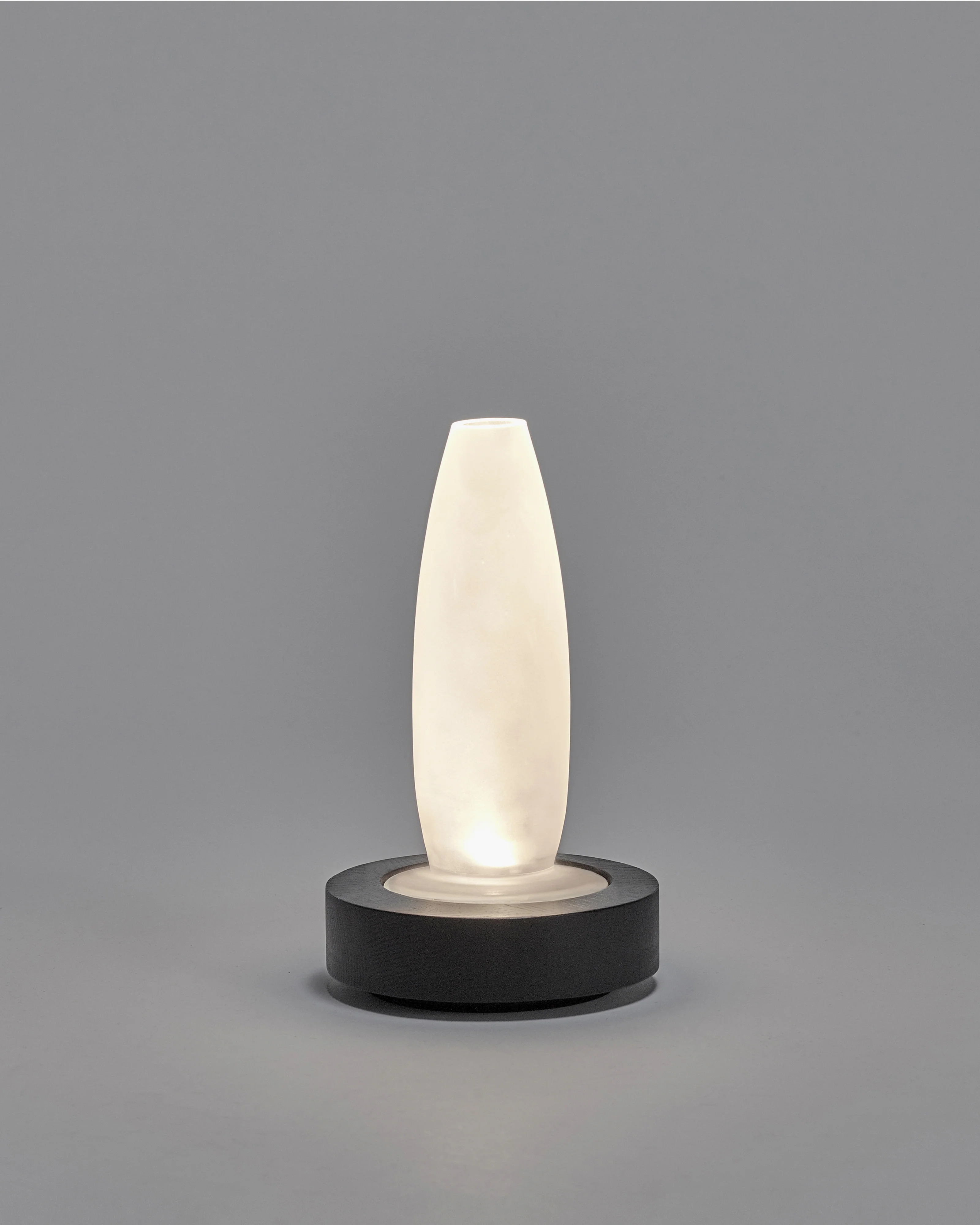Vase/table lamp black white Lys 1 - Image 4